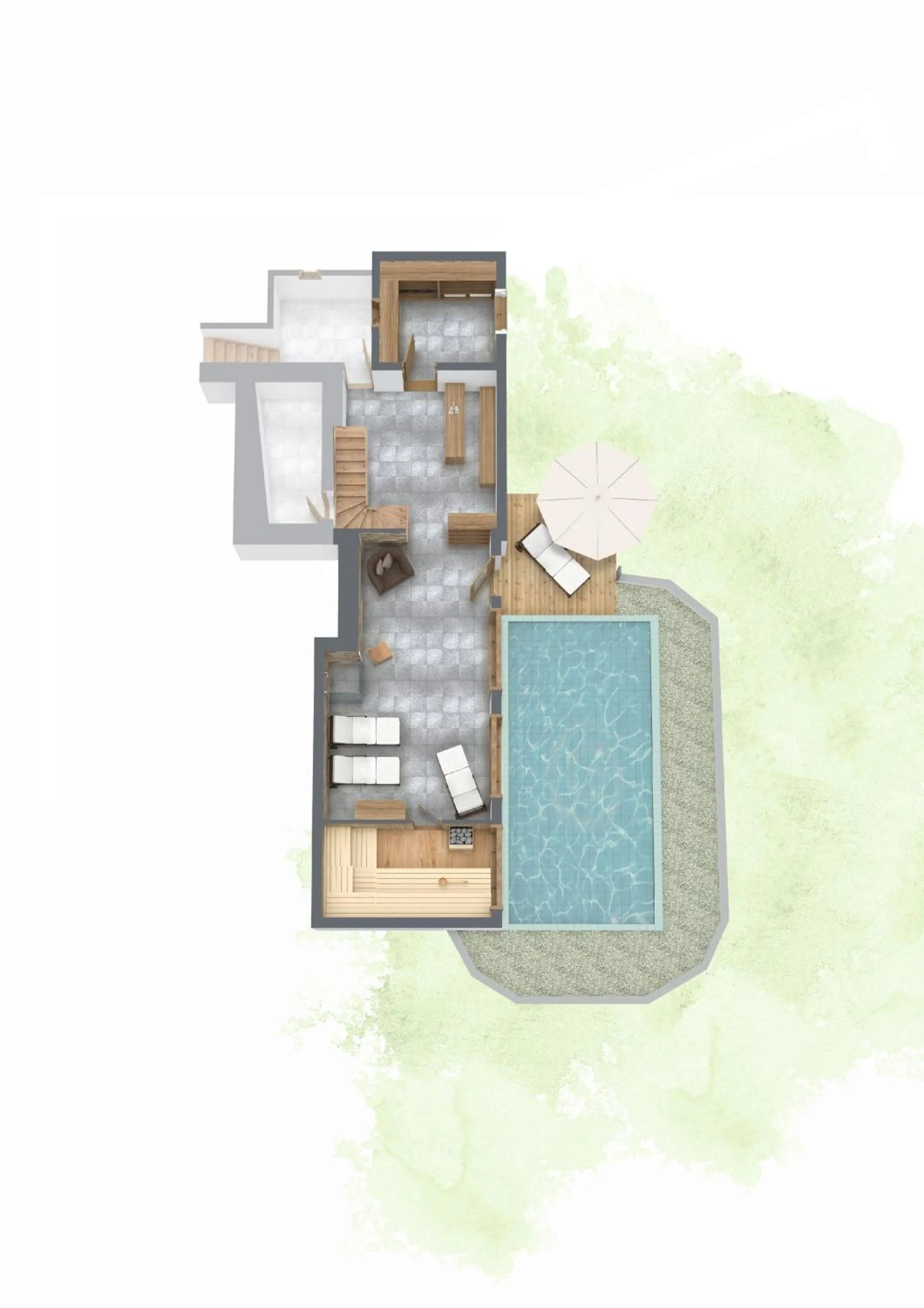 Floor plan in Leni Mountain Chalet