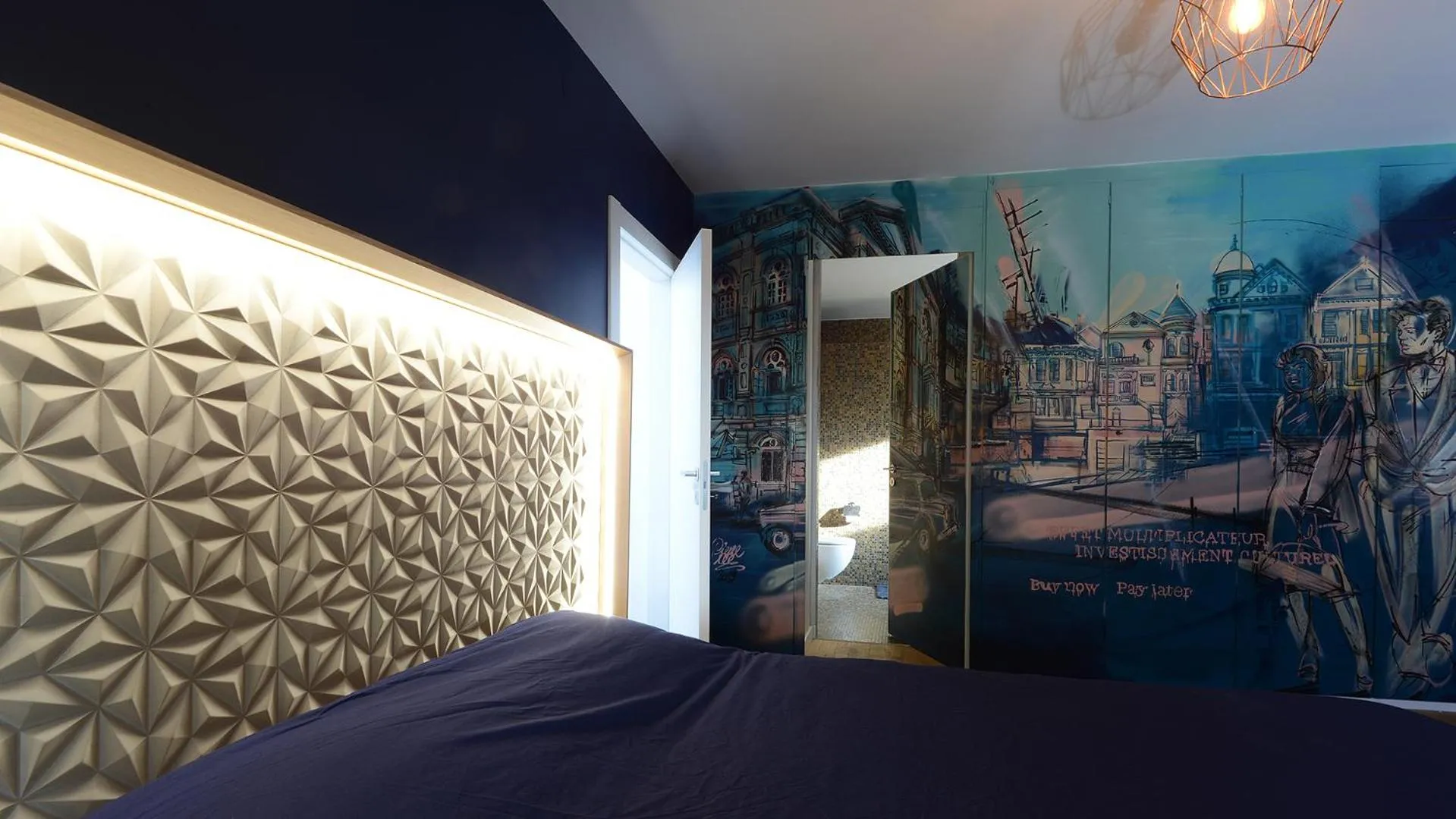 Bedroom, Bed in Villa Escapade Colmar avec parking