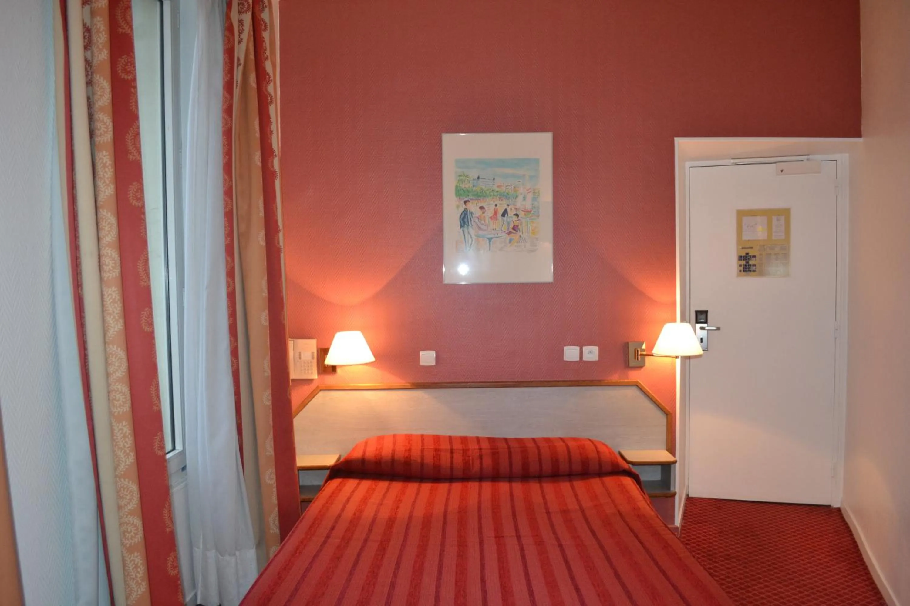 Bed in Hotel William's Opera