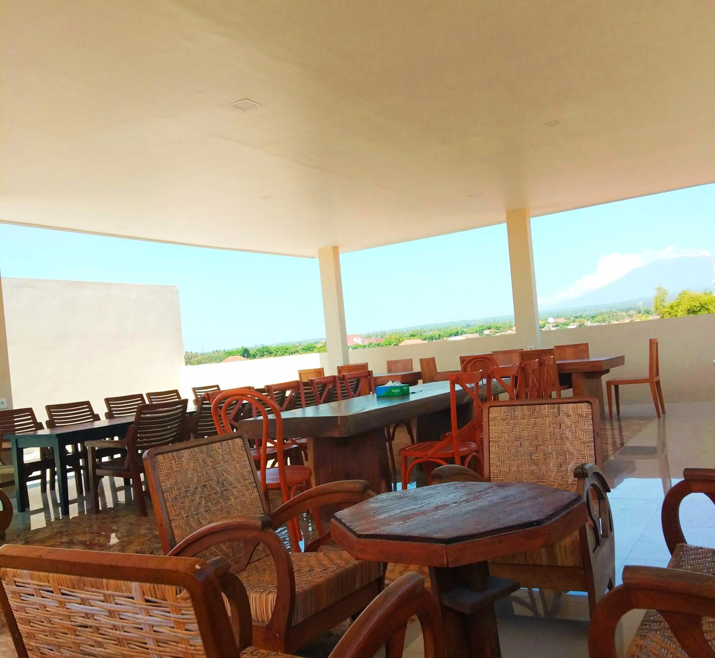 Patio in Bluefire Homestay Syariah