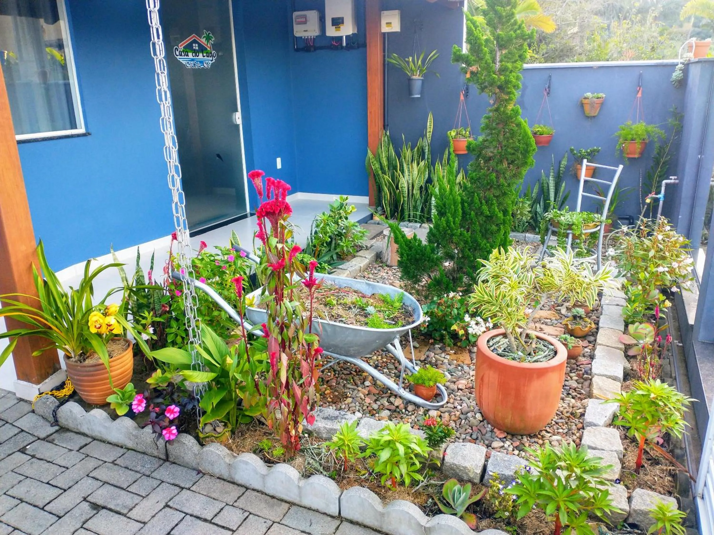Garden in Casa do Lago - Condomínio de Casas para aluguel diário e de Temporada