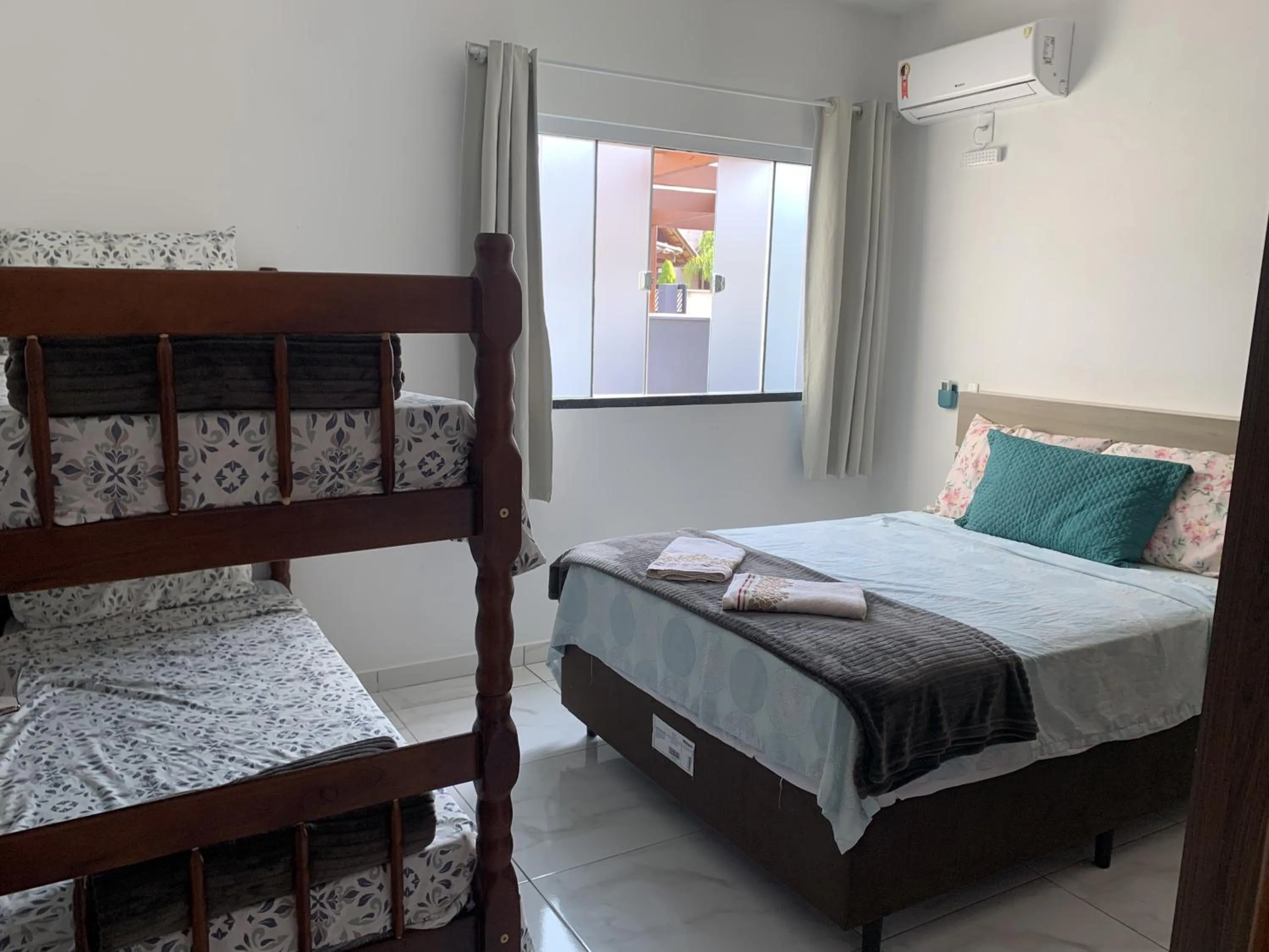 Bed in Casa do Lago - Condomínio de Casas para aluguel diário e de Temporada