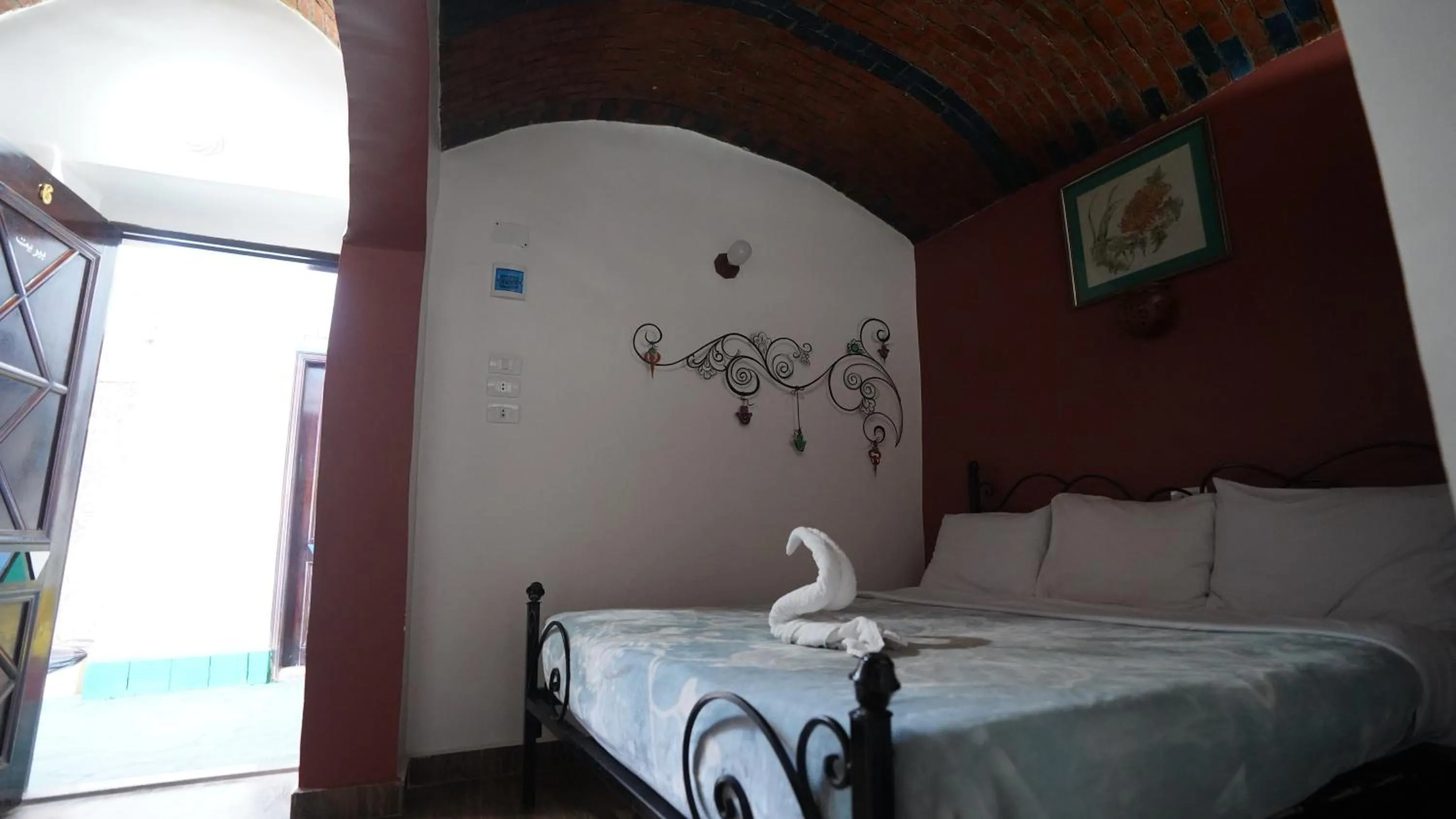 Bedroom, Bed in Opal privat nubian hotel