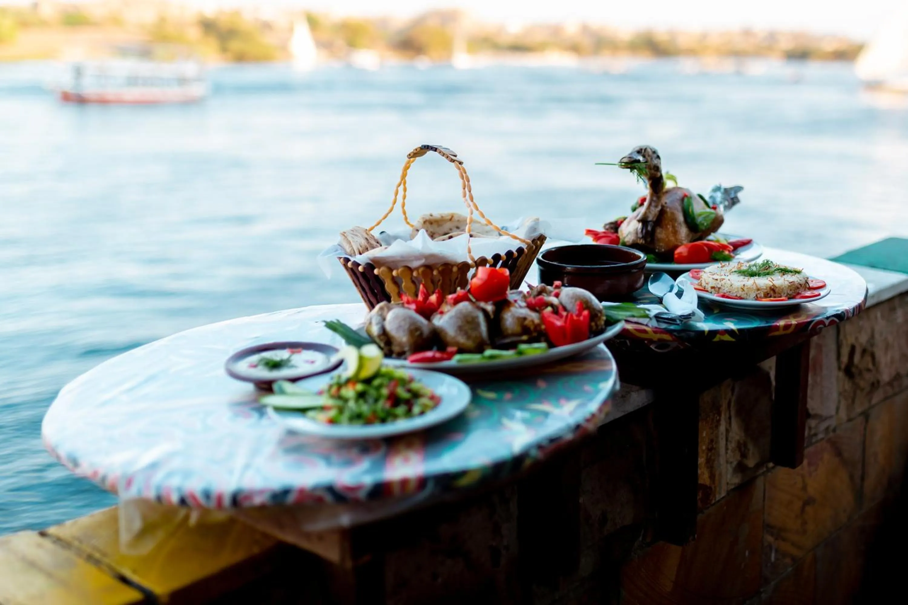Food and drinks in Opal privat nubian hotel
