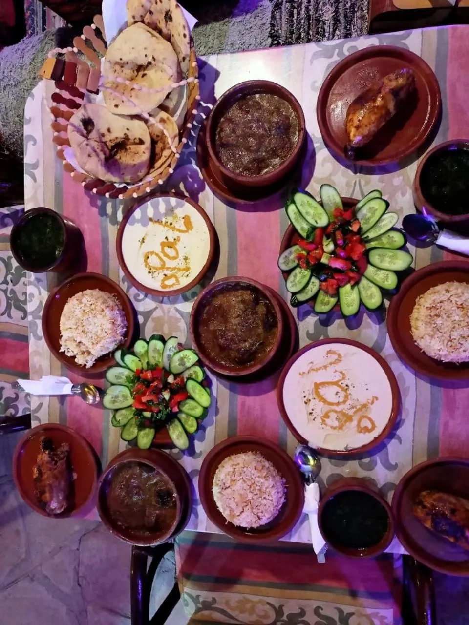 Food in Opal privat nubian hotel