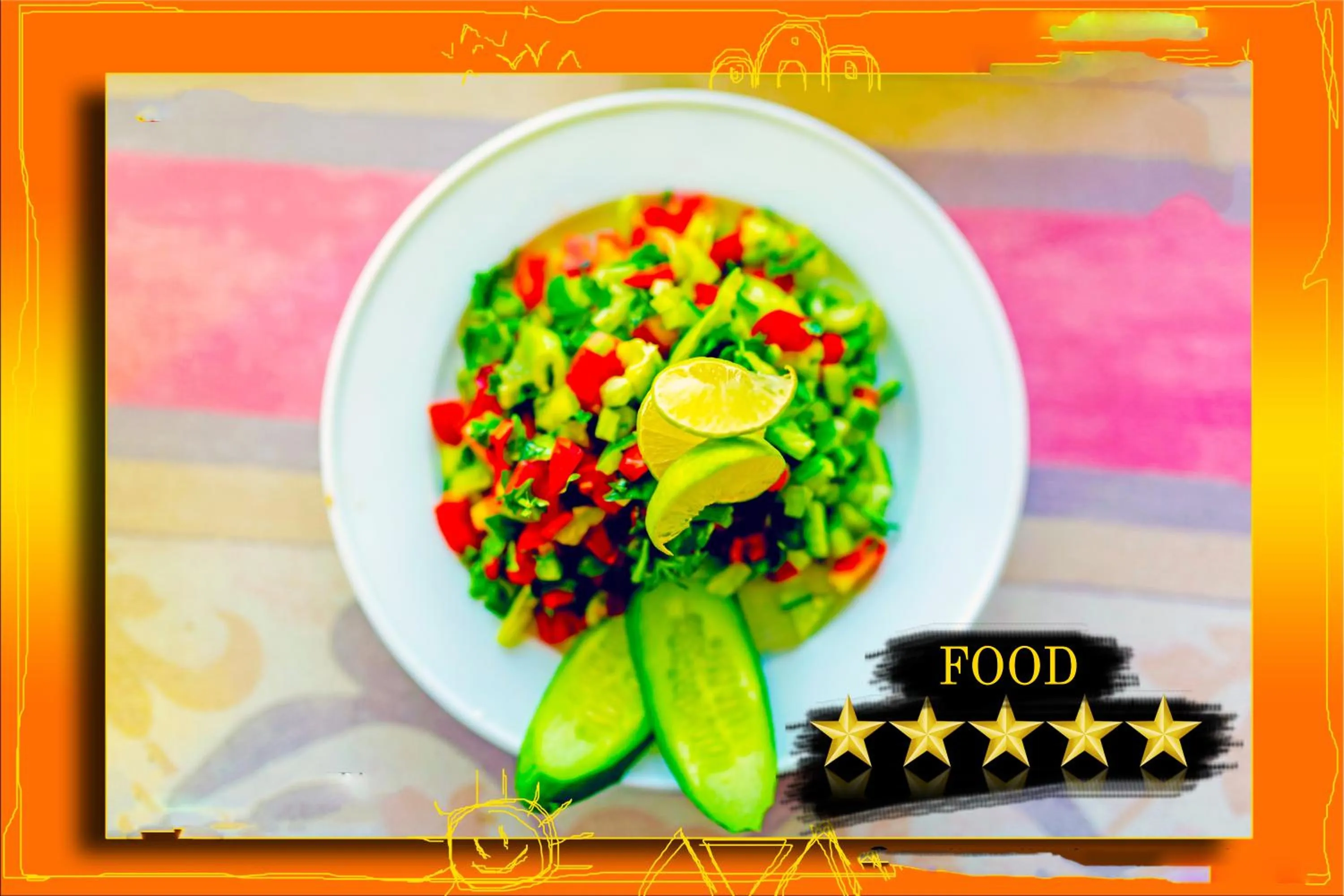 Food and drinks in Opal privat nubian hotel