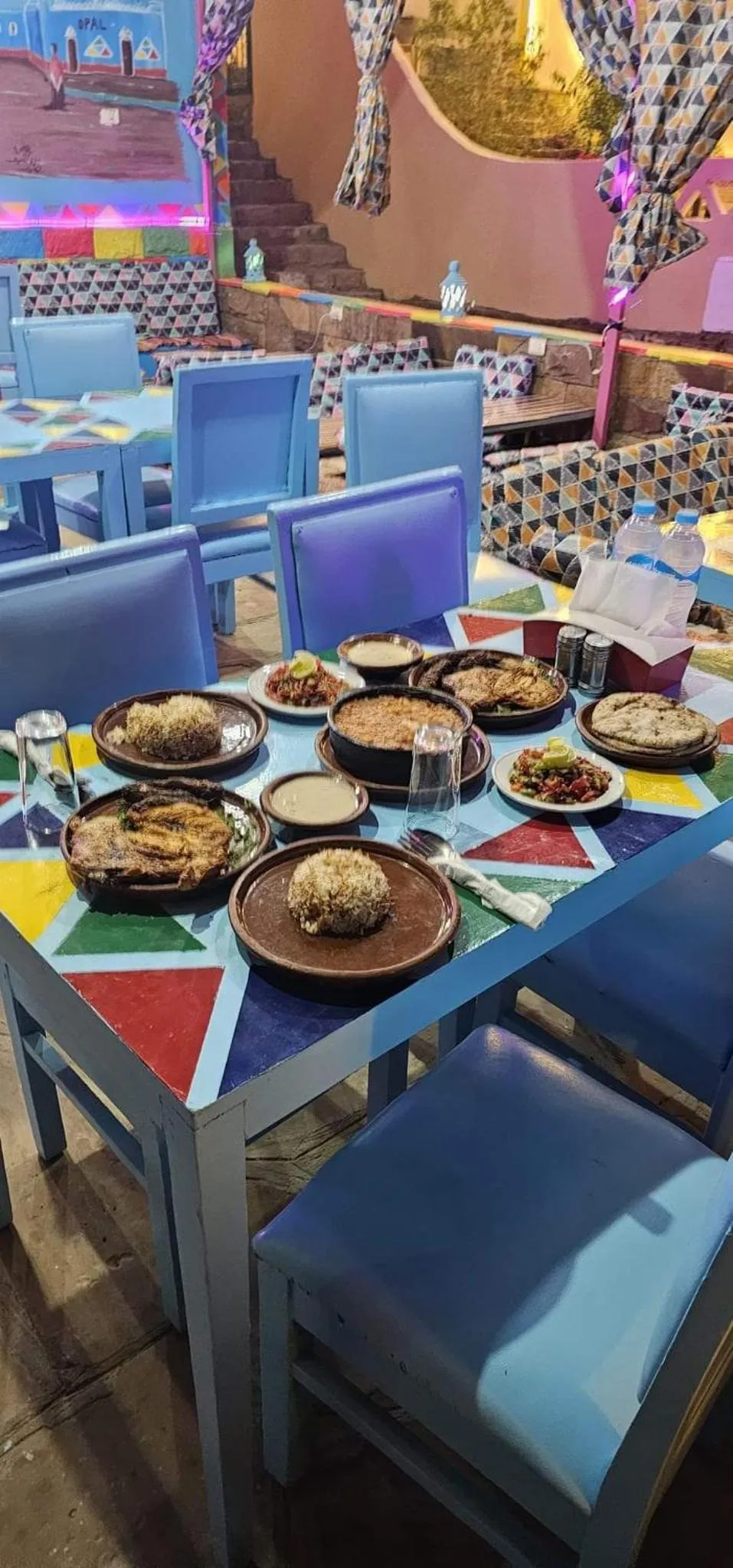 Restaurant/places to eat in Opal privat nubian hotel