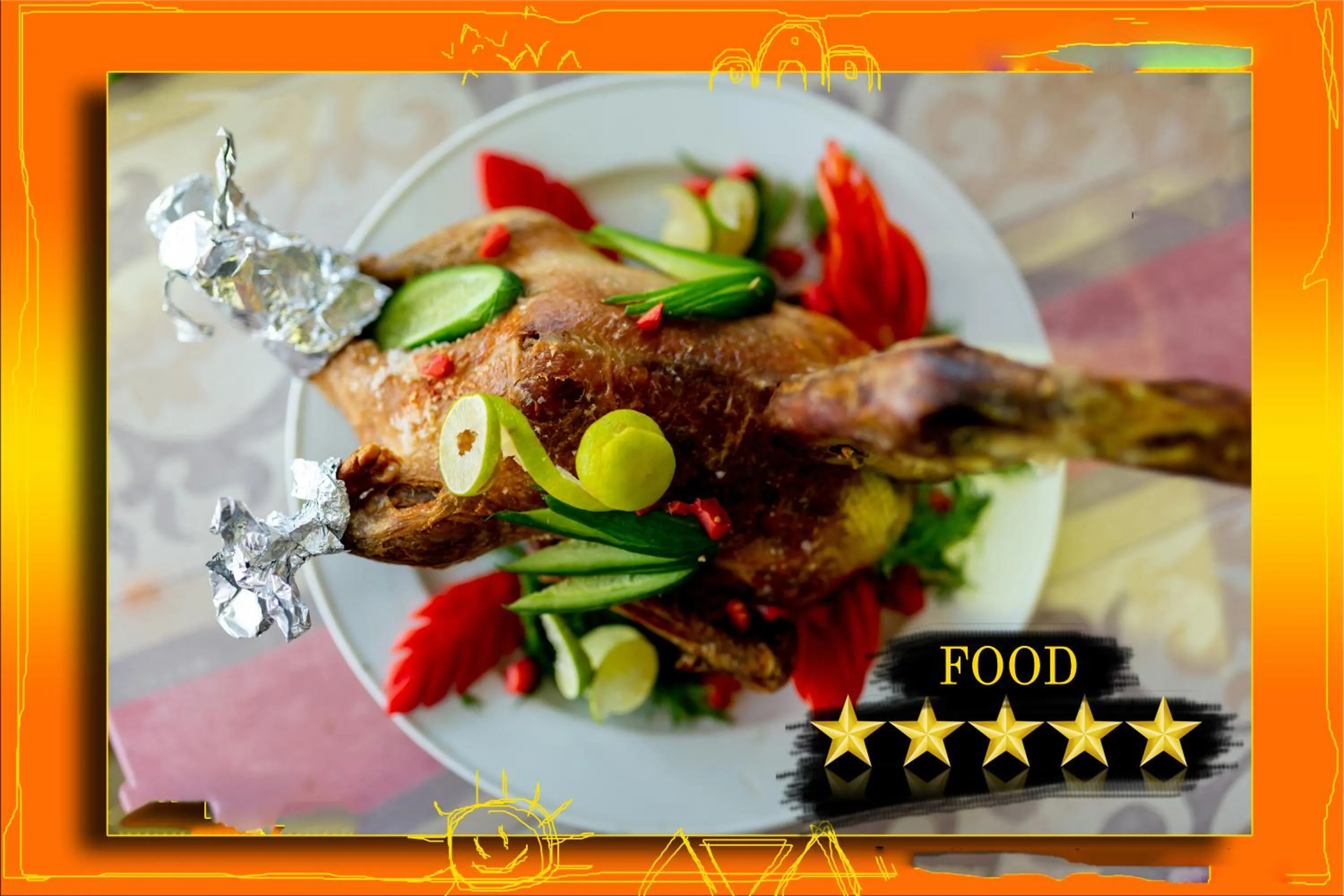 Food in Opal privat nubian hotel