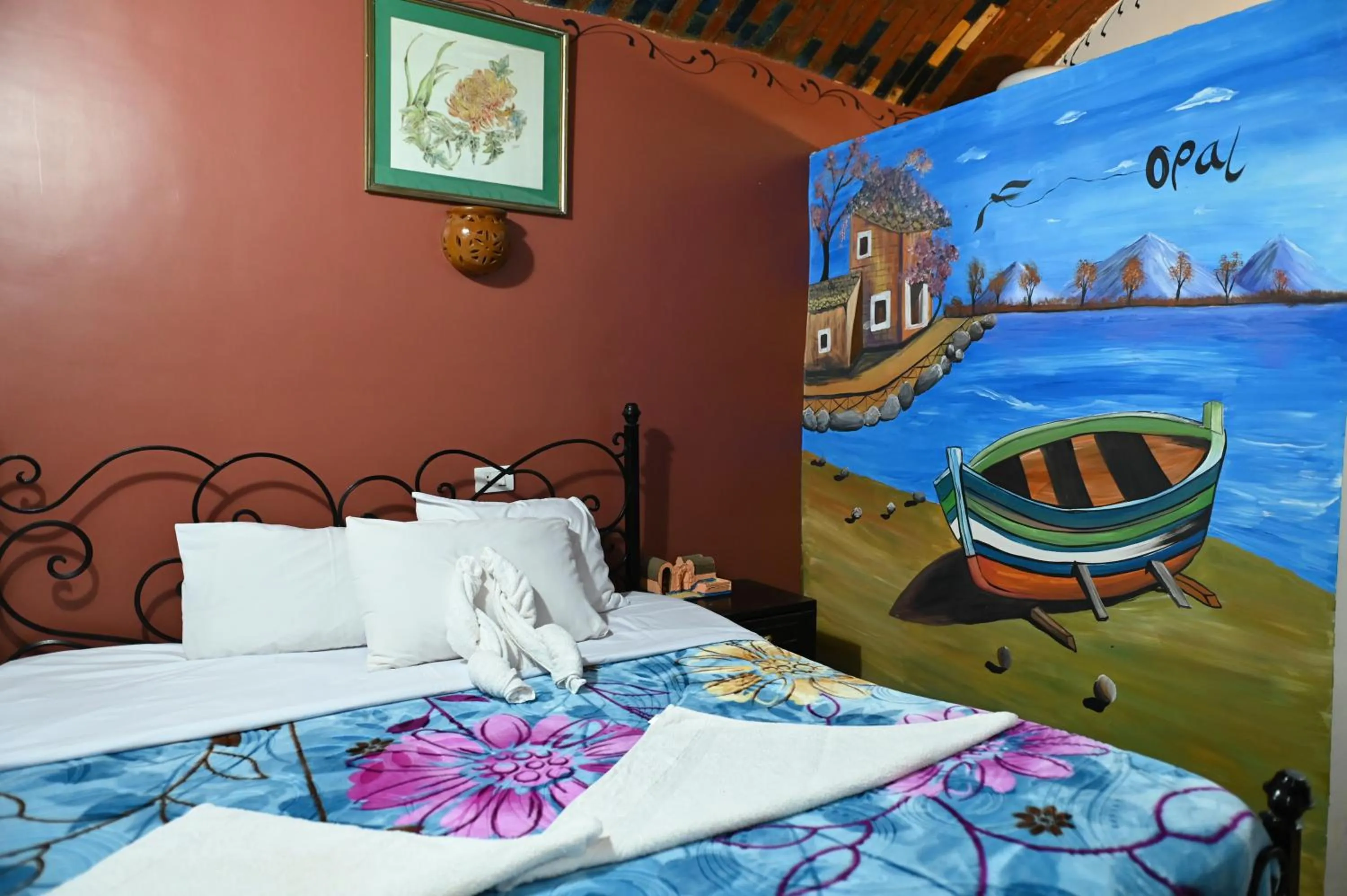 Bed in Opal privat nubian hotel