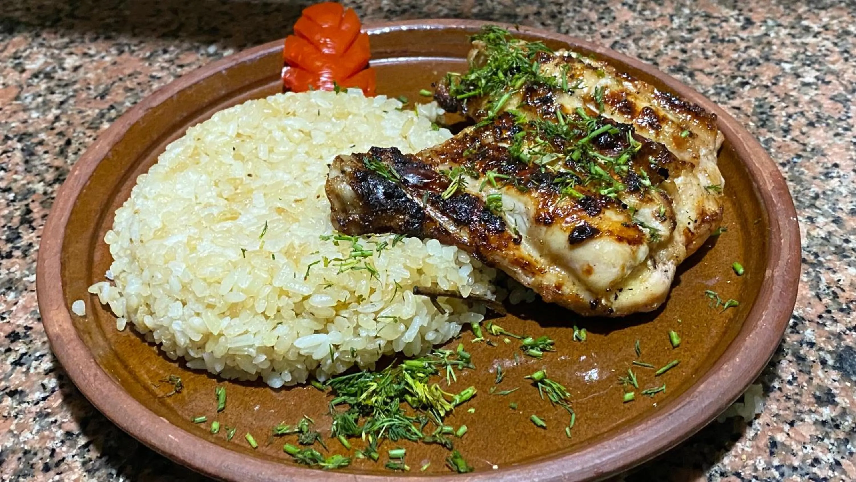 Food in Opal privat nubian hotel