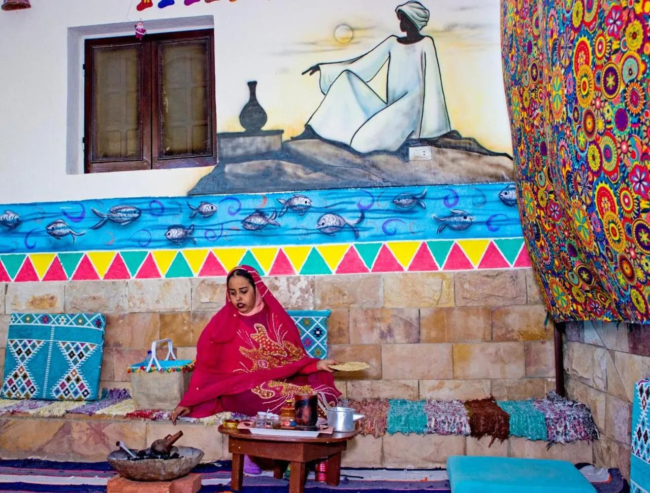 People in Opal privat nubian hotel