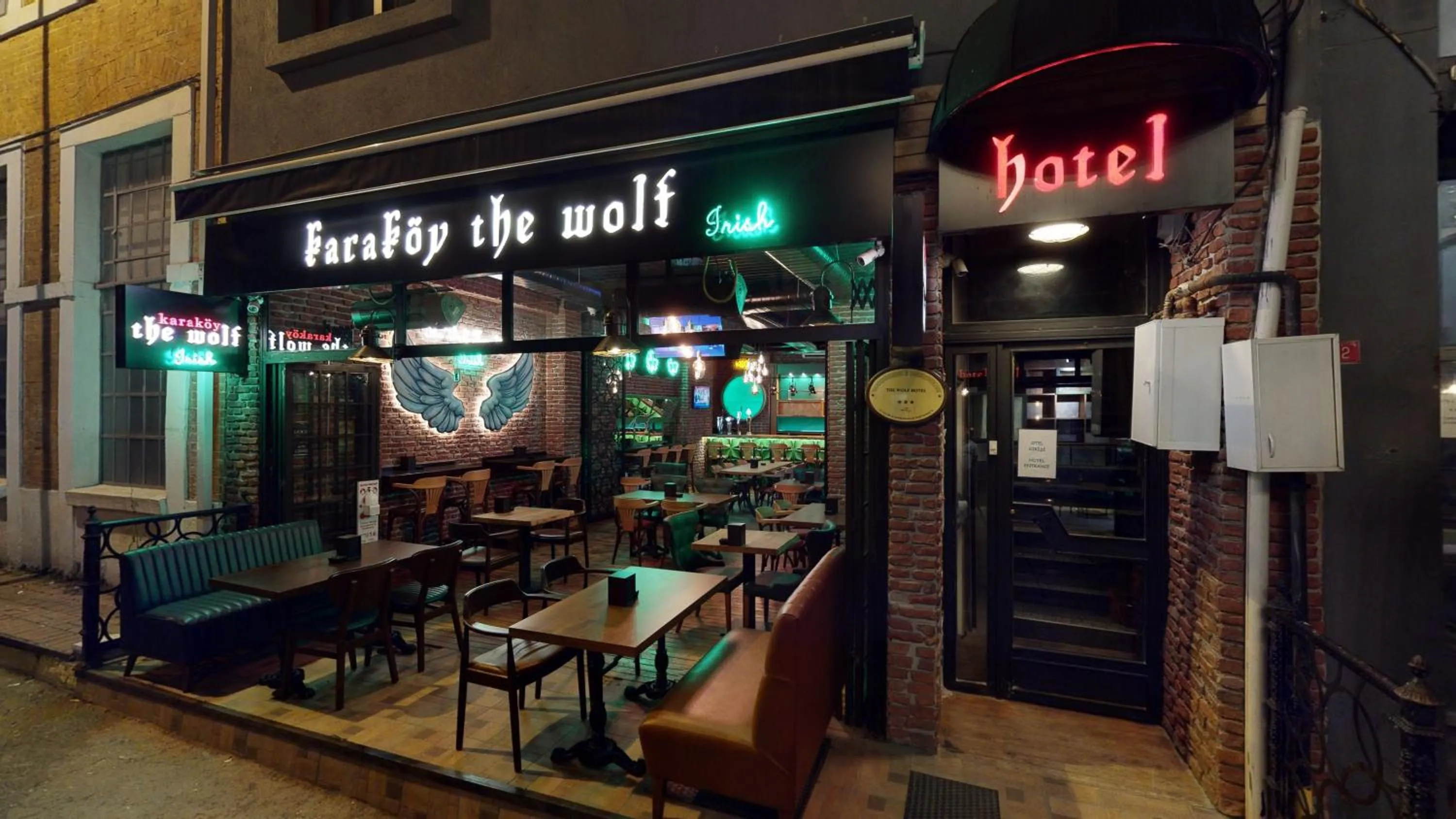 Property building in The Wolf Hotel