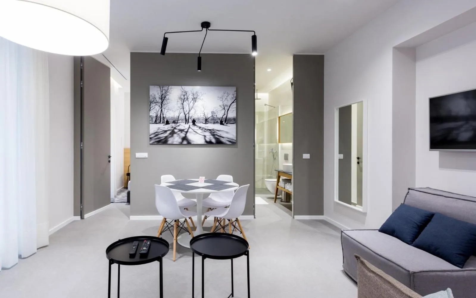 Living room in Teanna Lux Apartments