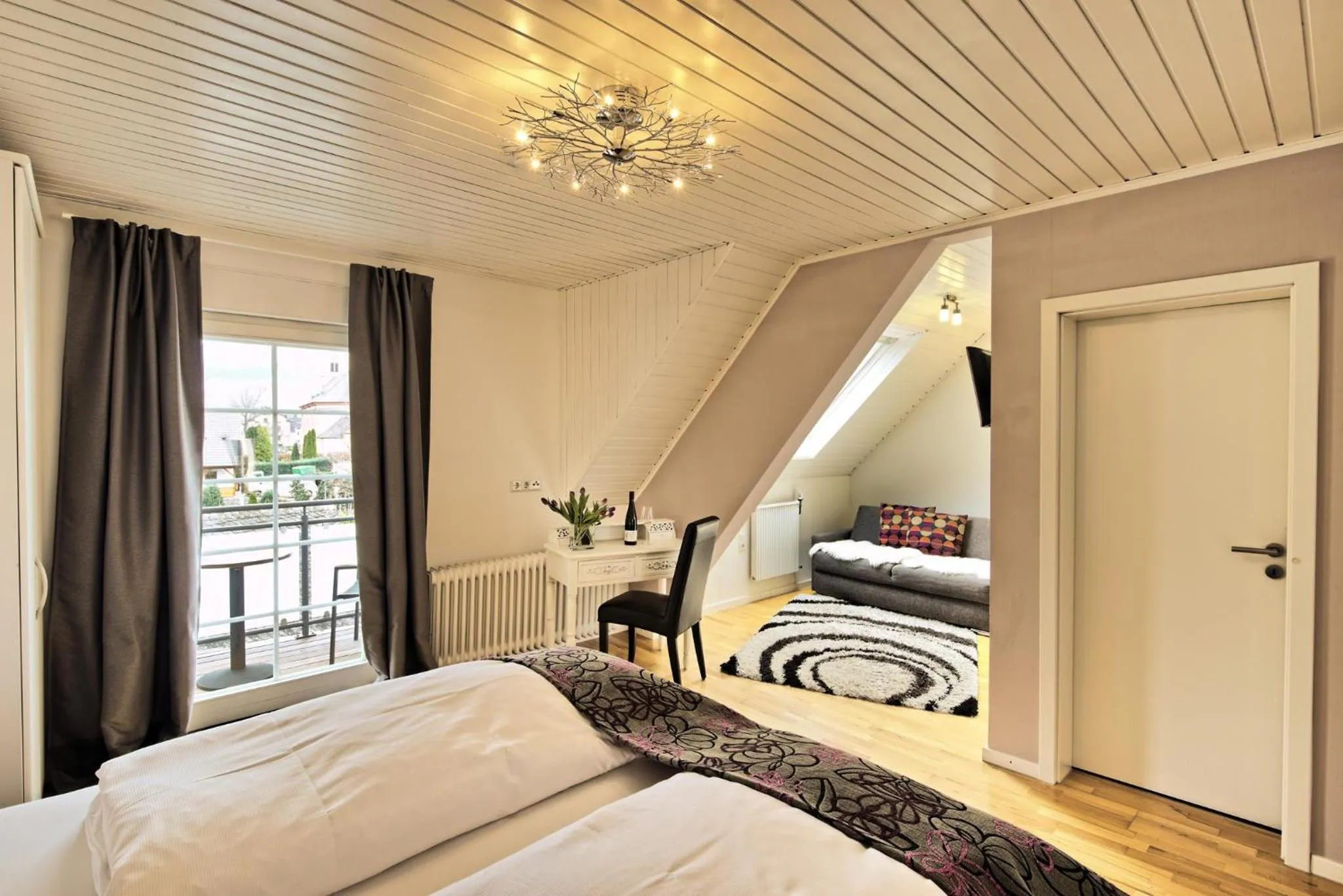 Bedroom, Bed in Weingut & Gästehaus Christoph Clüsserath