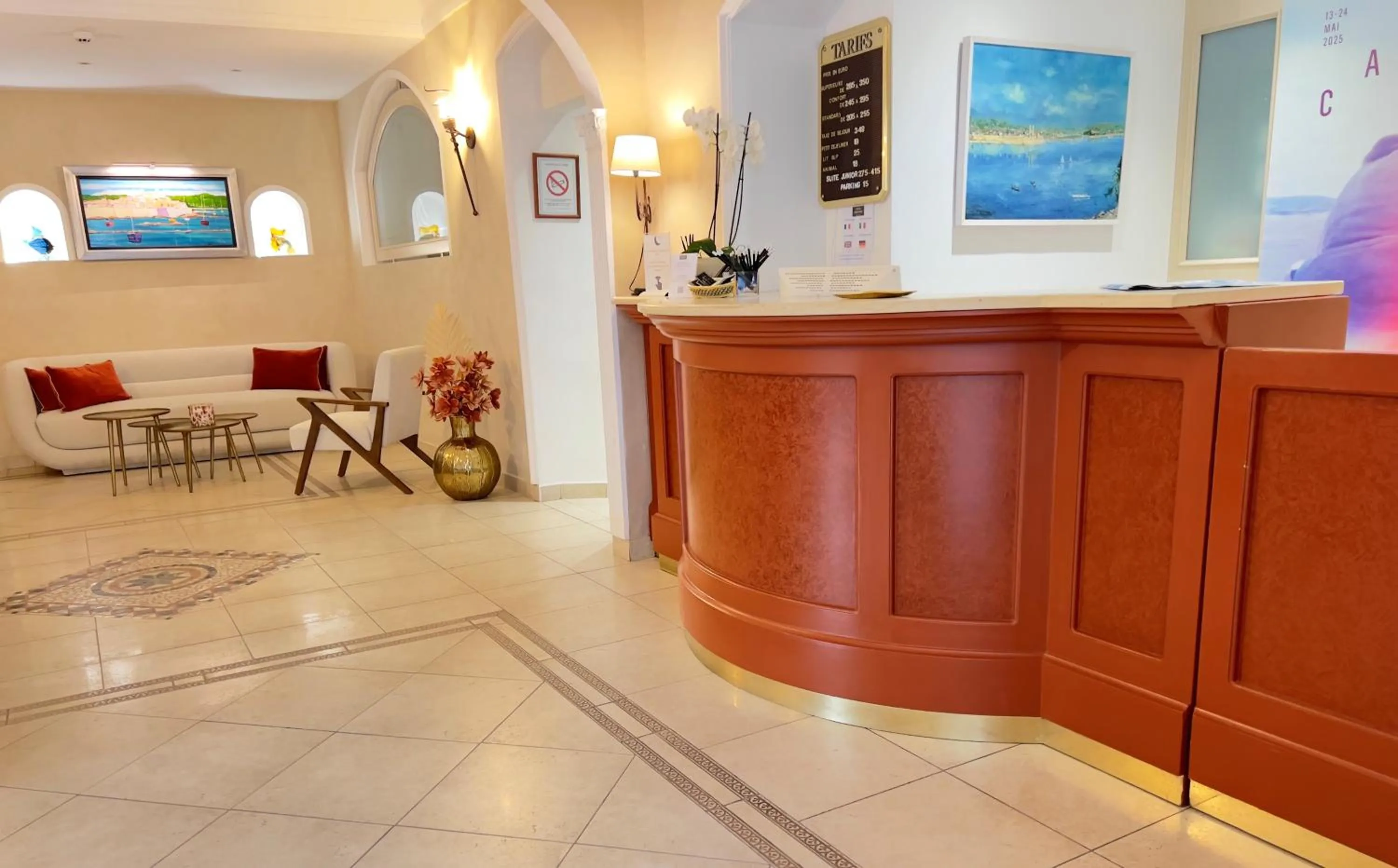 Lobby or reception in Hôtel Beau Site - Cap d'Antibes