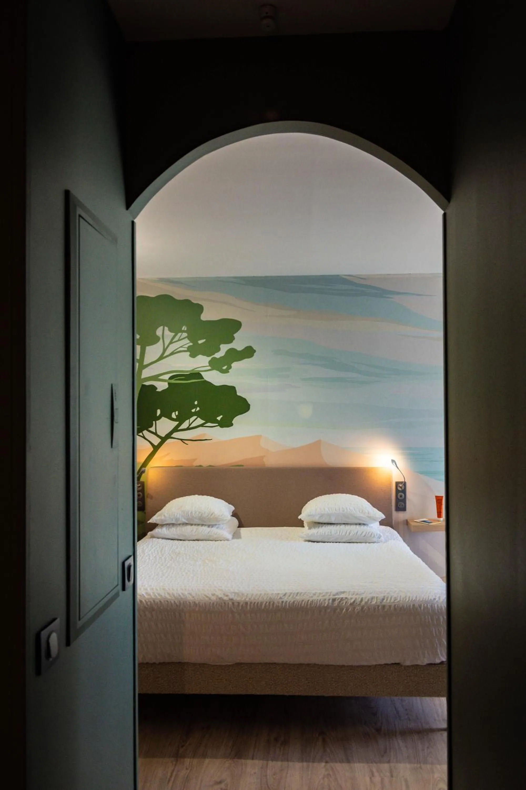 Bed in Résidence Hôtelière Natureva & Spa