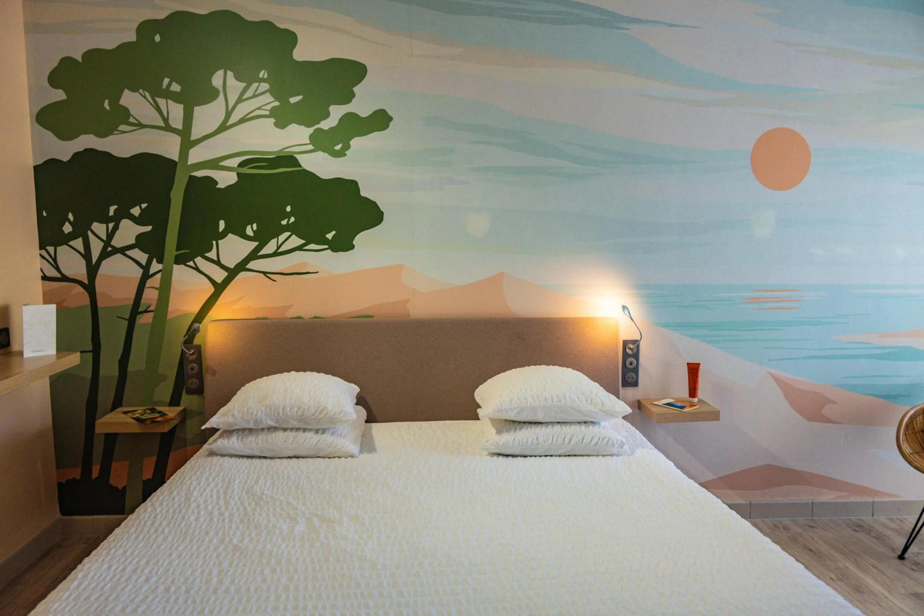 Bed in Résidence Hôtelière Natureva & Spa