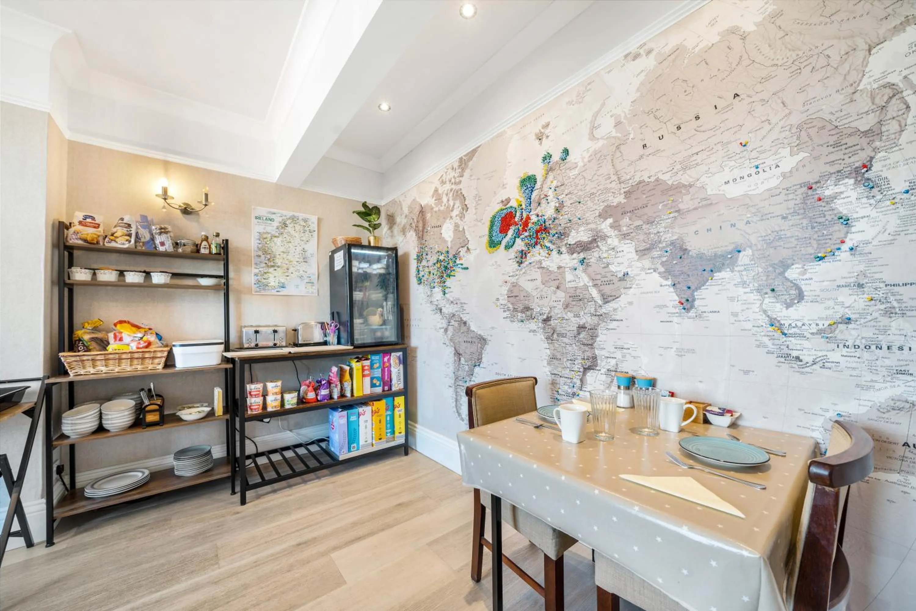 Dining area in Anvershiel House