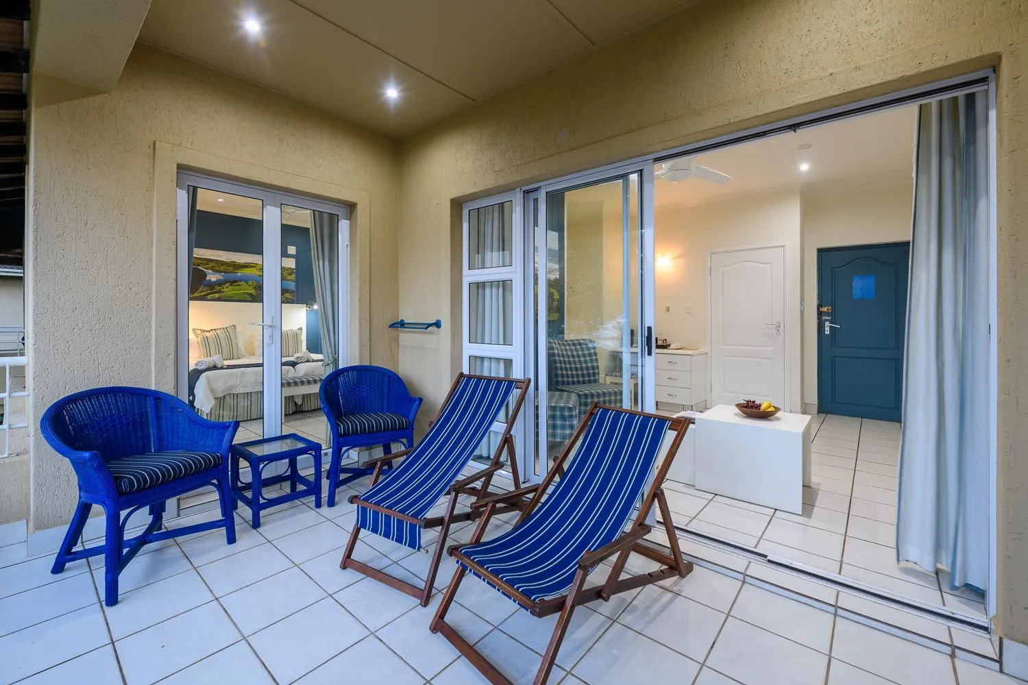 Patio in Albatross Guesthouse