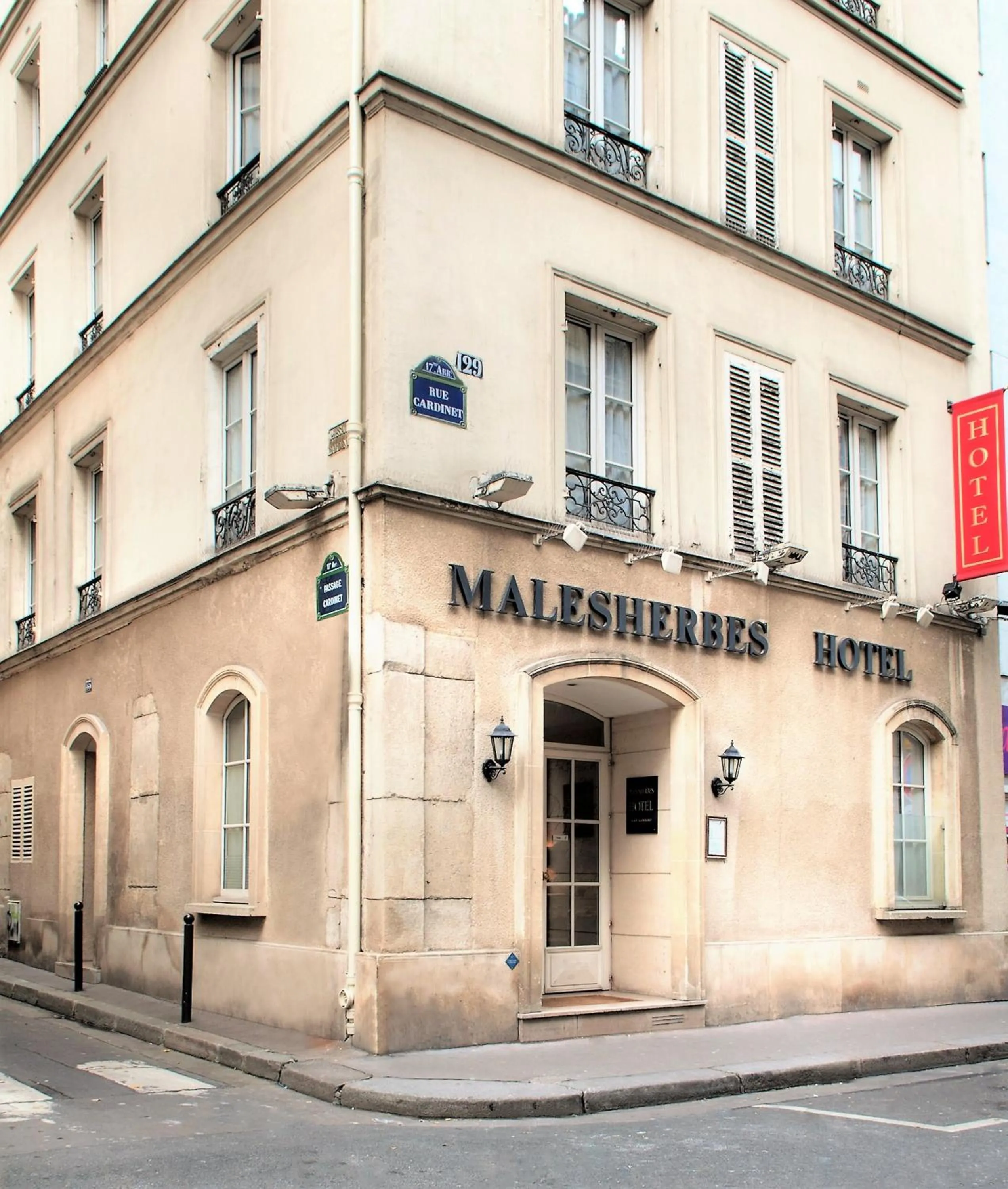 Facade/entrance in Hotel Romance Malesherbes by Patrick Hayat