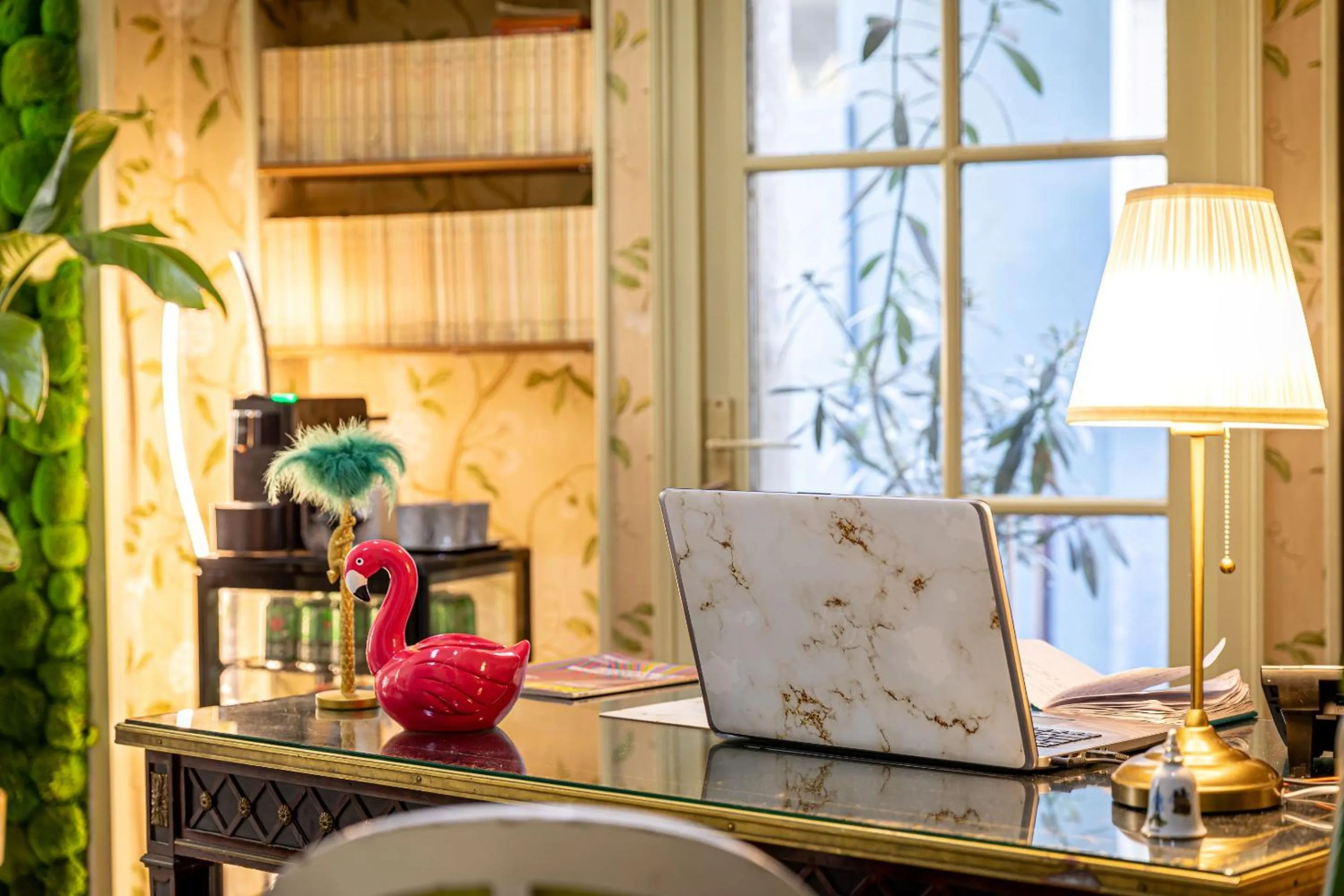 Lobby or reception in Hotel Romance Malesherbes by Patrick Hayat