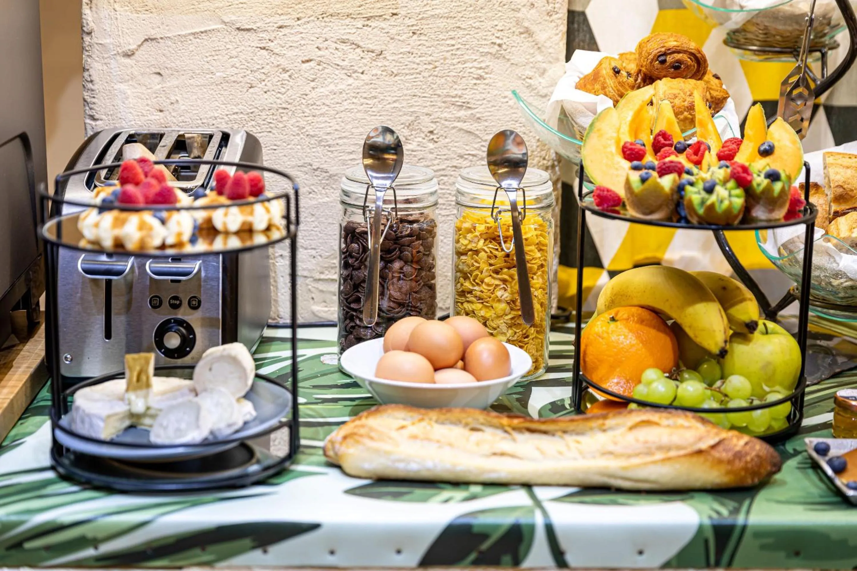 Breakfast in Hotel Romance Malesherbes by Patrick Hayat
