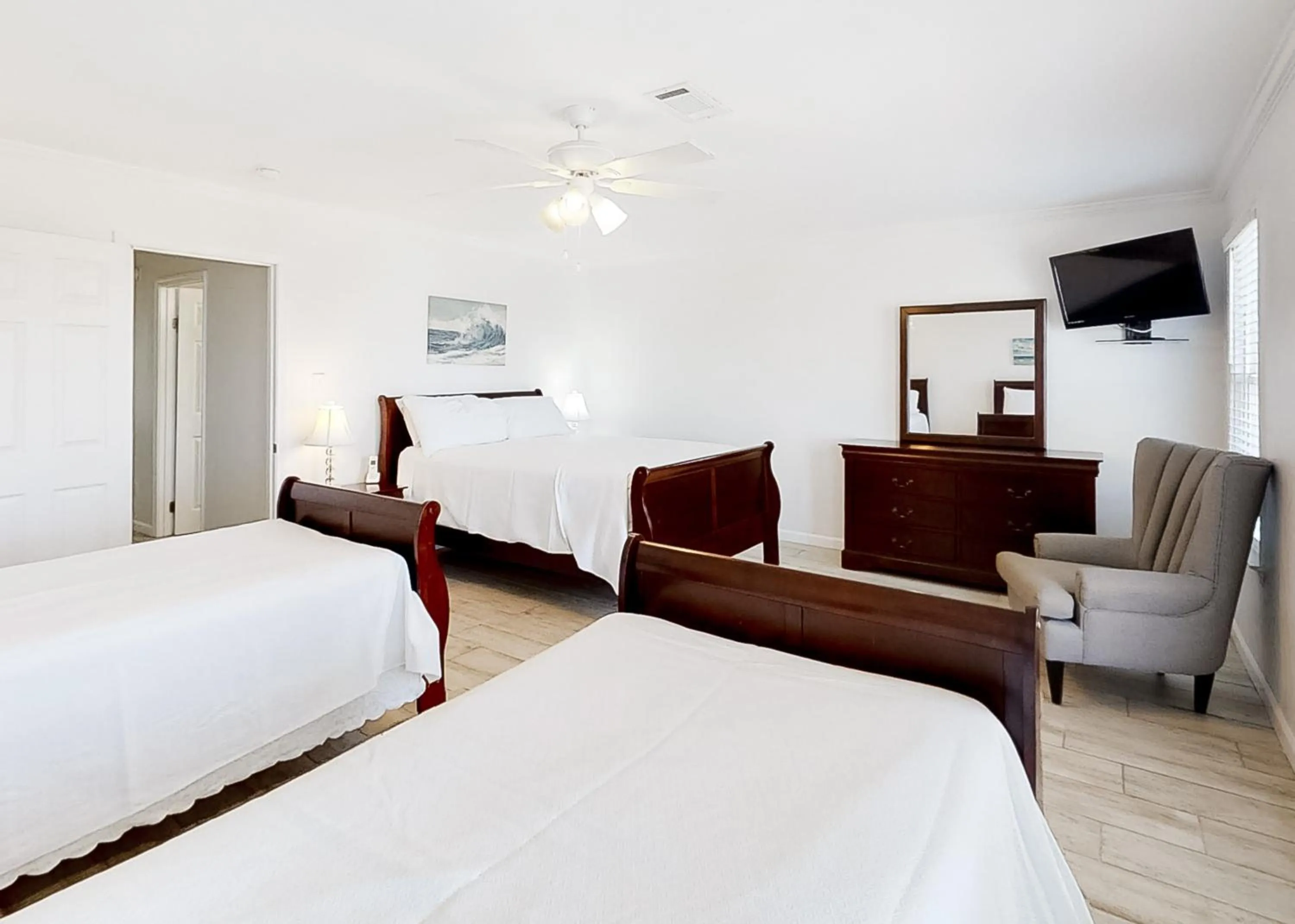 Bed in Ala. White Sands by Meyer Vacation Rentals