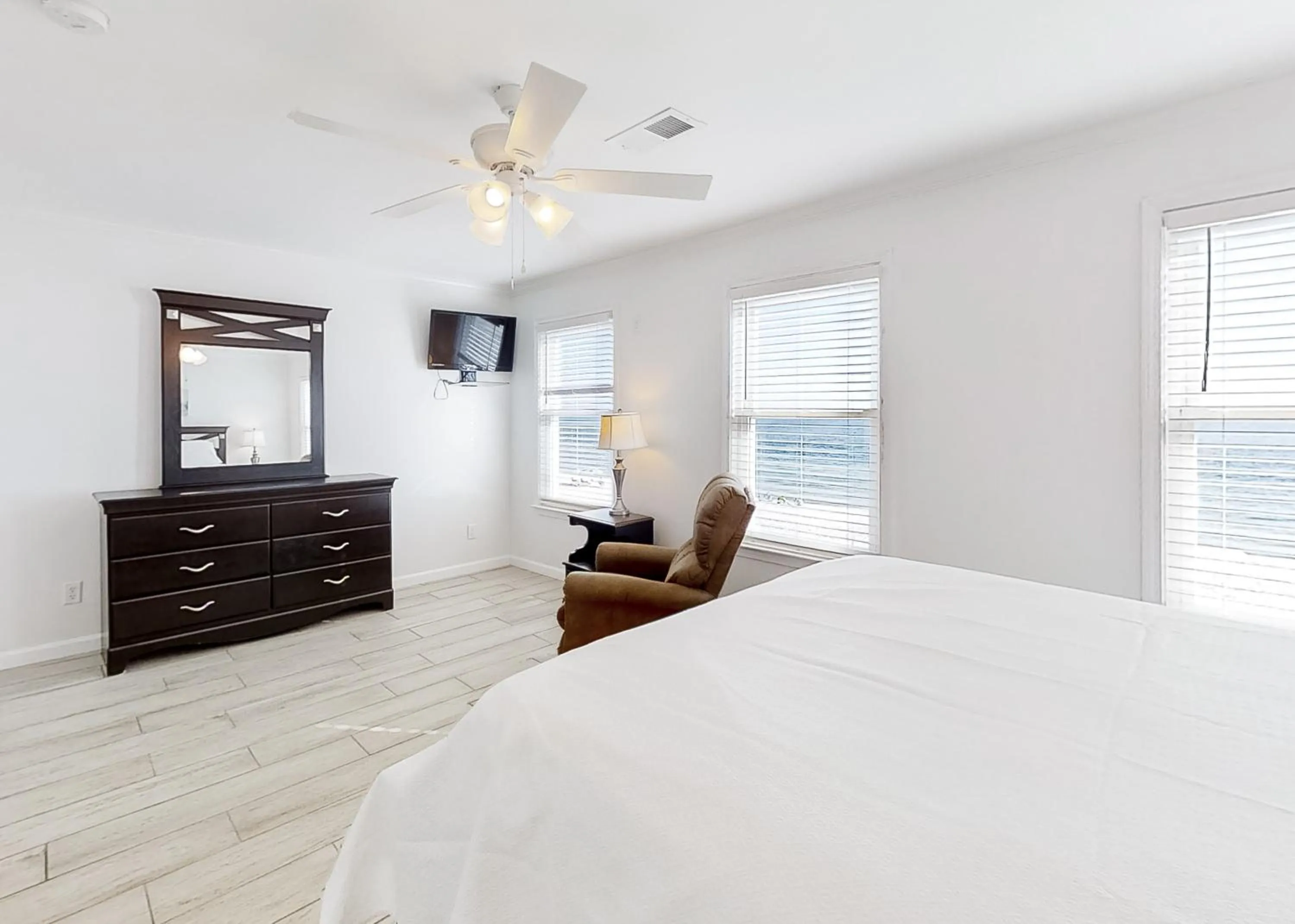 Bed in Ala. White Sands by Meyer Vacation Rentals