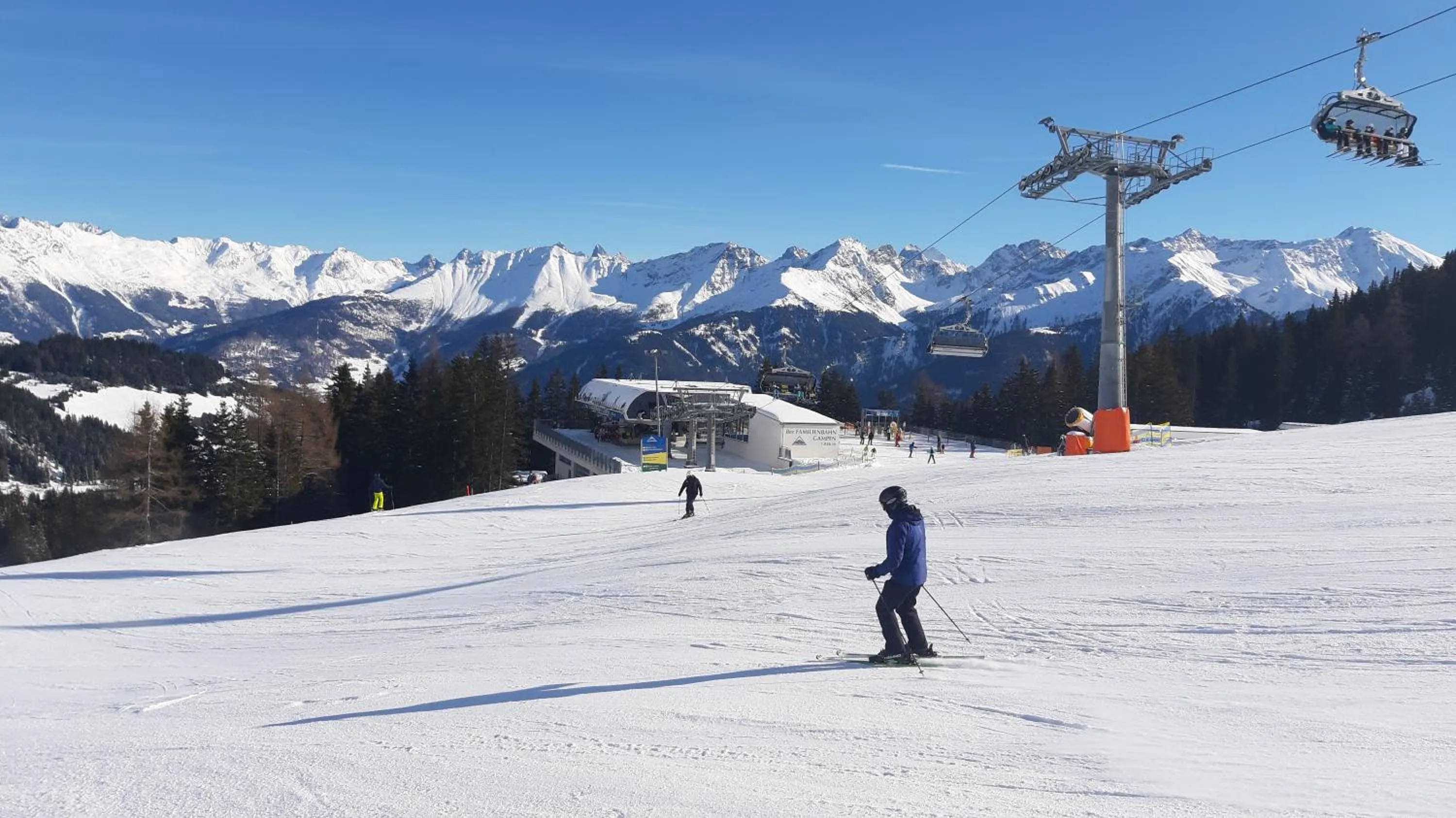 Skiing in Lärchenhof Serfaus