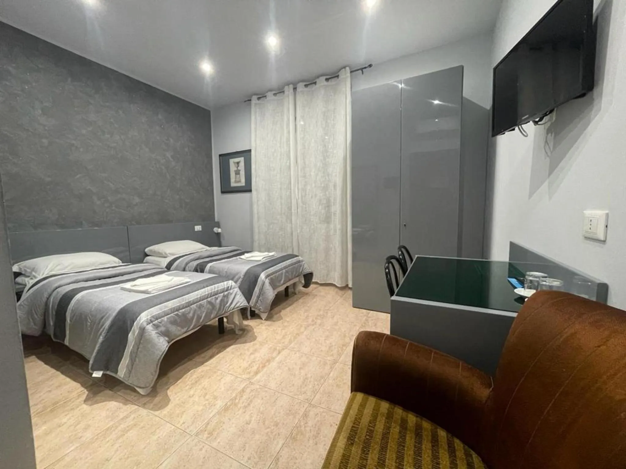 Bed in Hotel Convertini