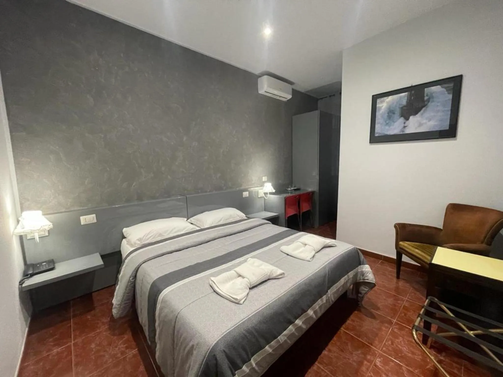 Bed in Hotel Convertini