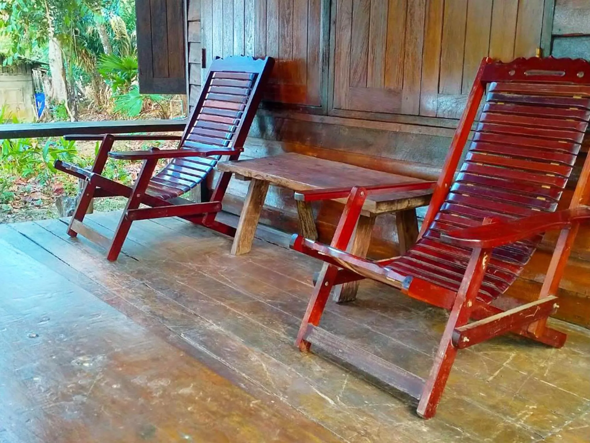 Patio in Bonhomie Beach Cottage