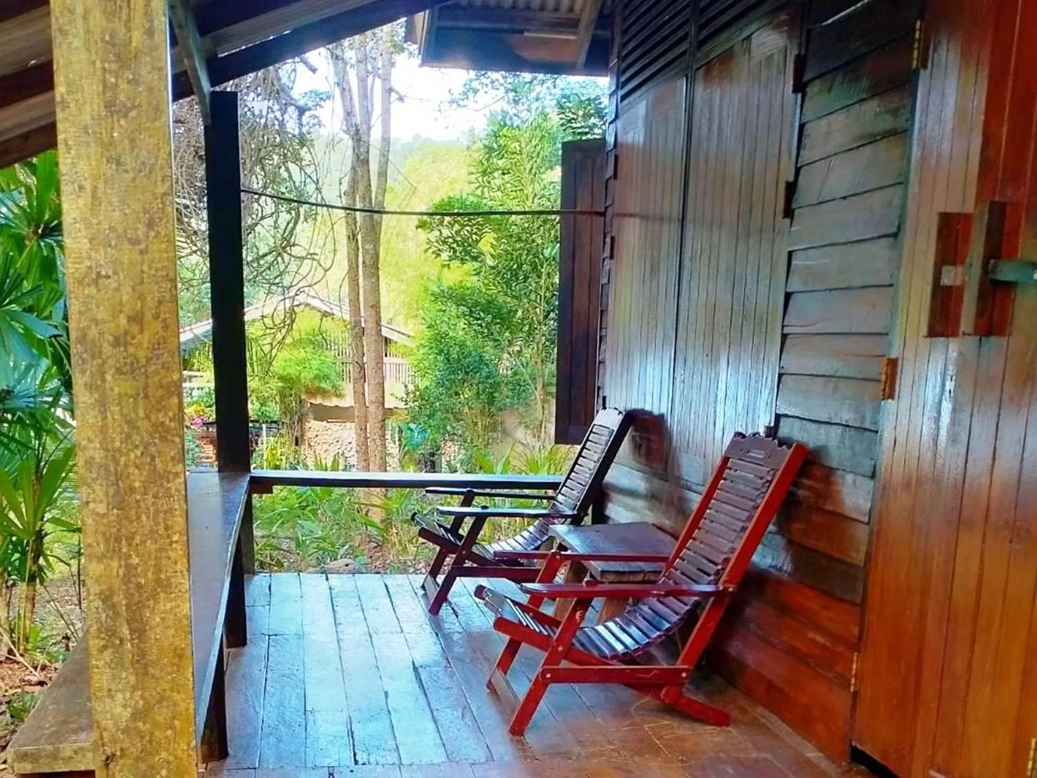 Patio in Bonhomie Beach Cottage