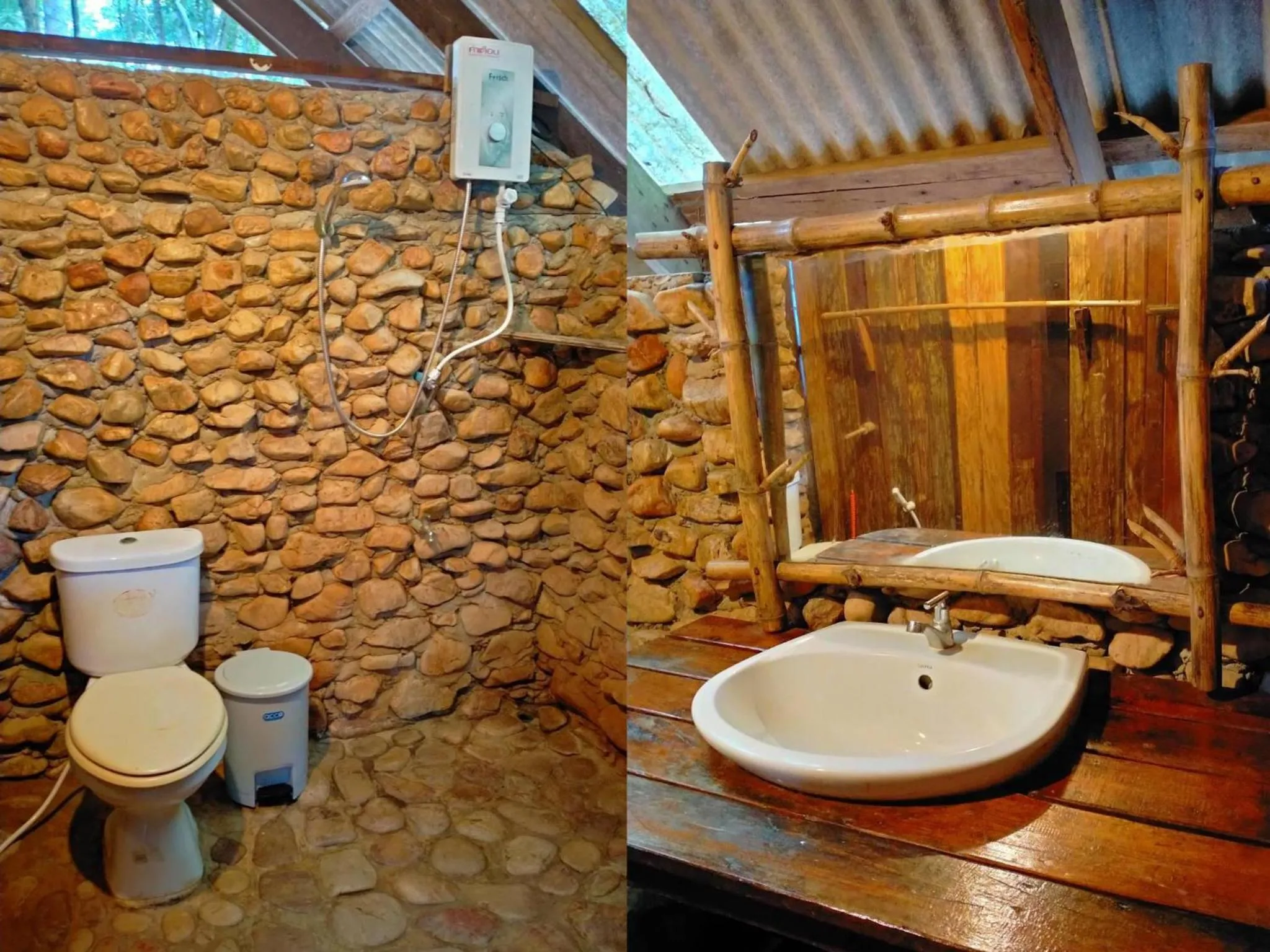 Shower in Bonhomie Beach Cottage