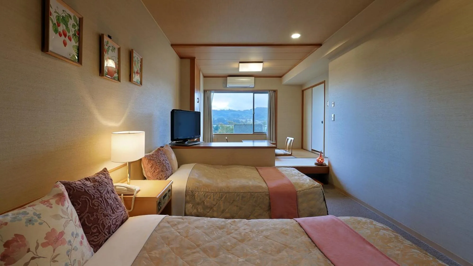 Bed in Hotel Symphony Annex Sagae Onsen