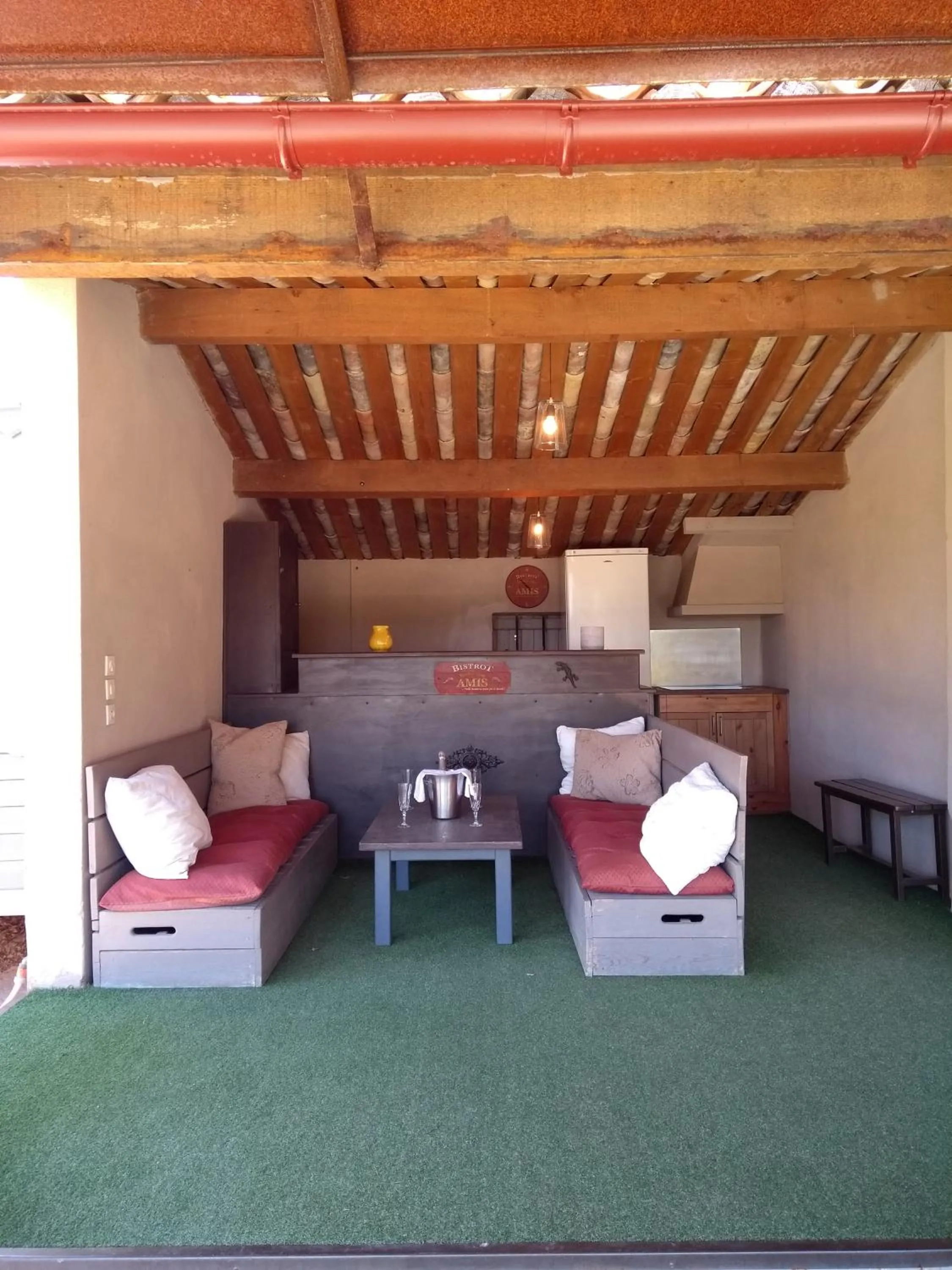 Seating area in Mas de Camejean