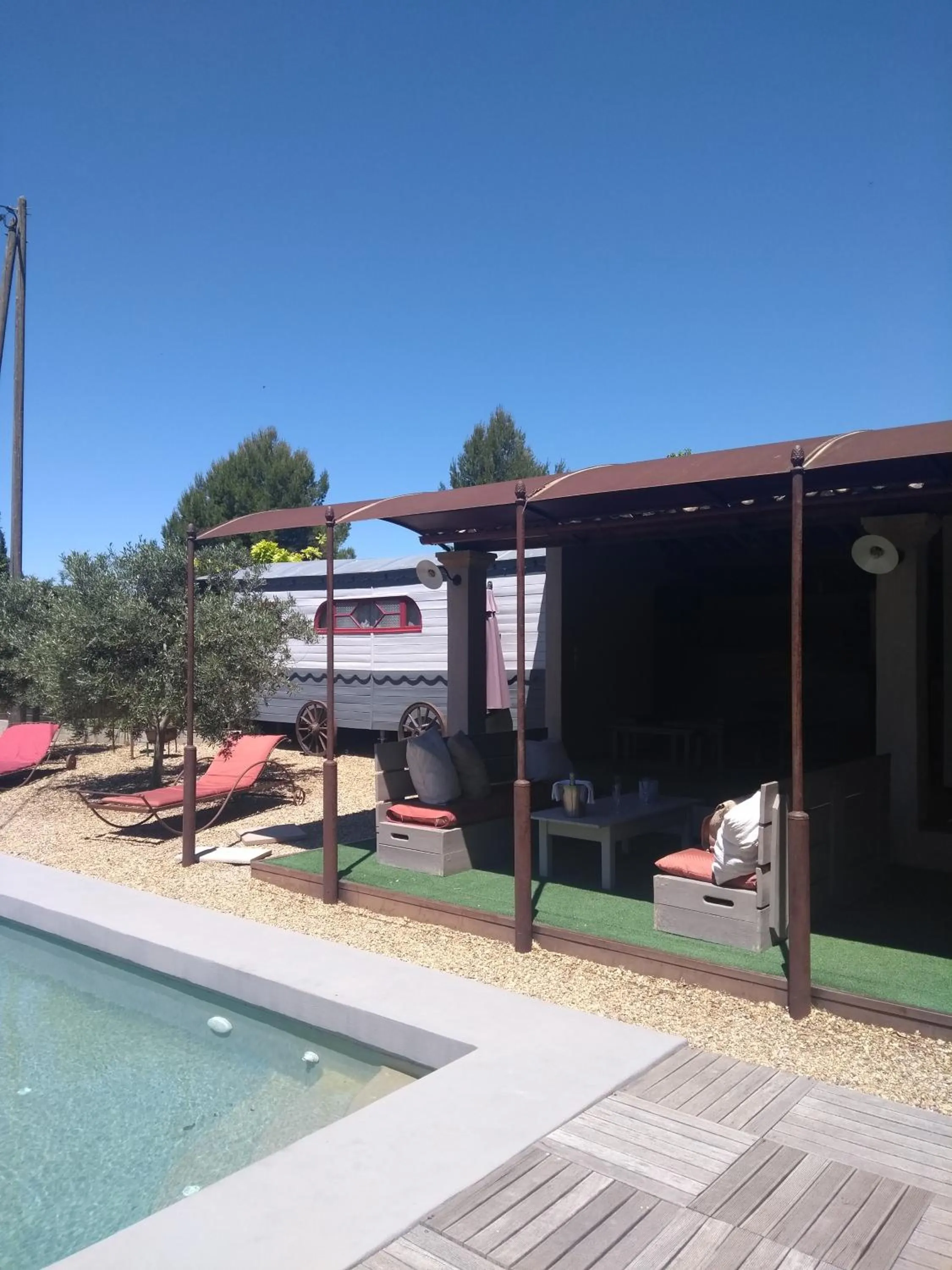 Swimming pool in Mas de Camejean