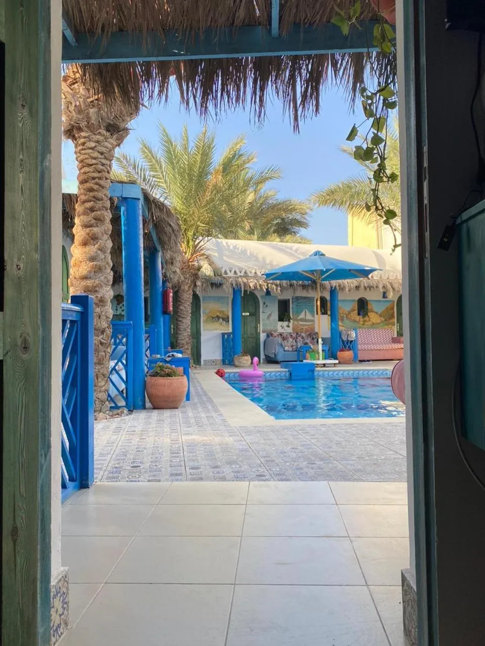 Pool view in Chillax Dahab