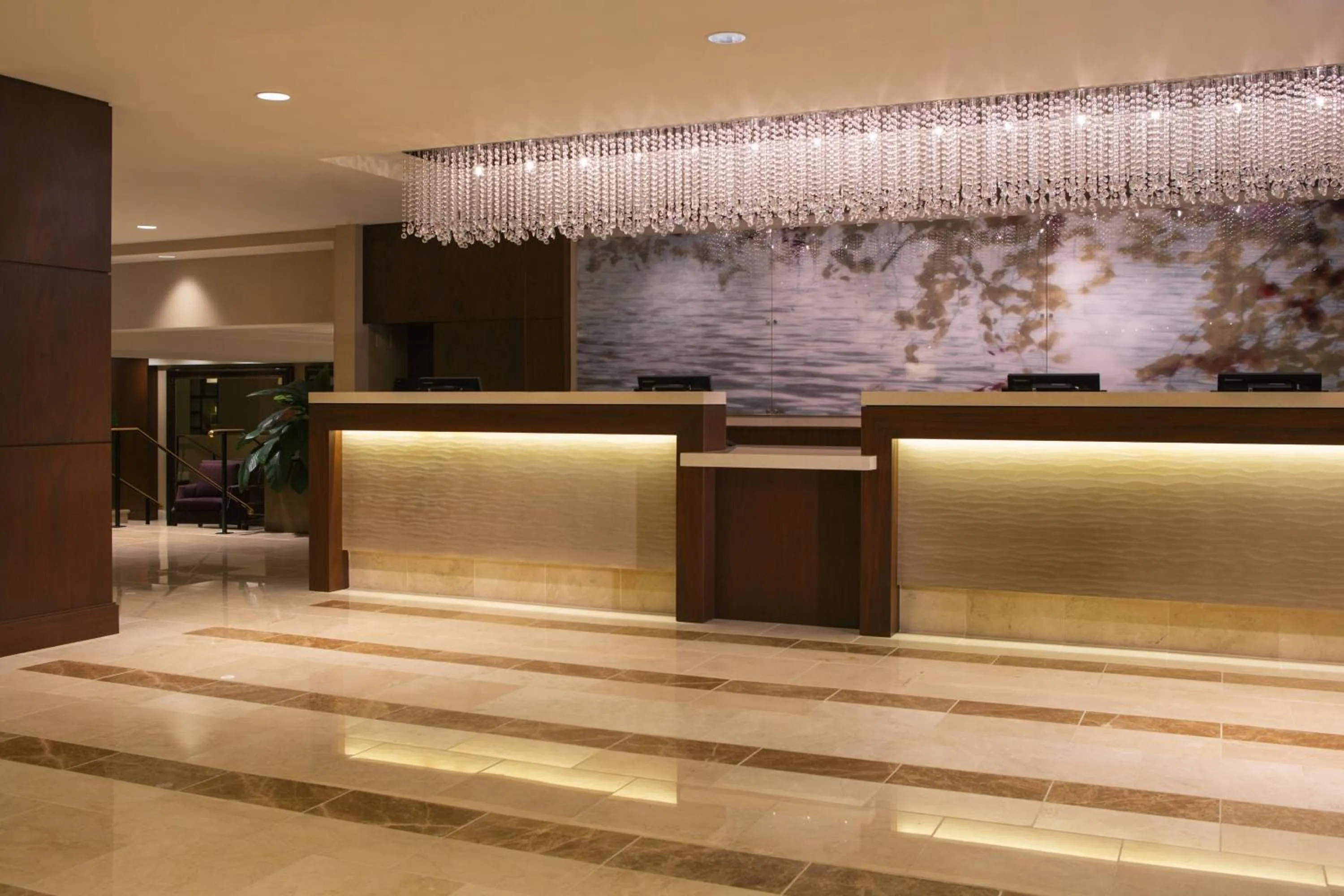 Lobby or reception in Peoria Marriott Pere Marquette