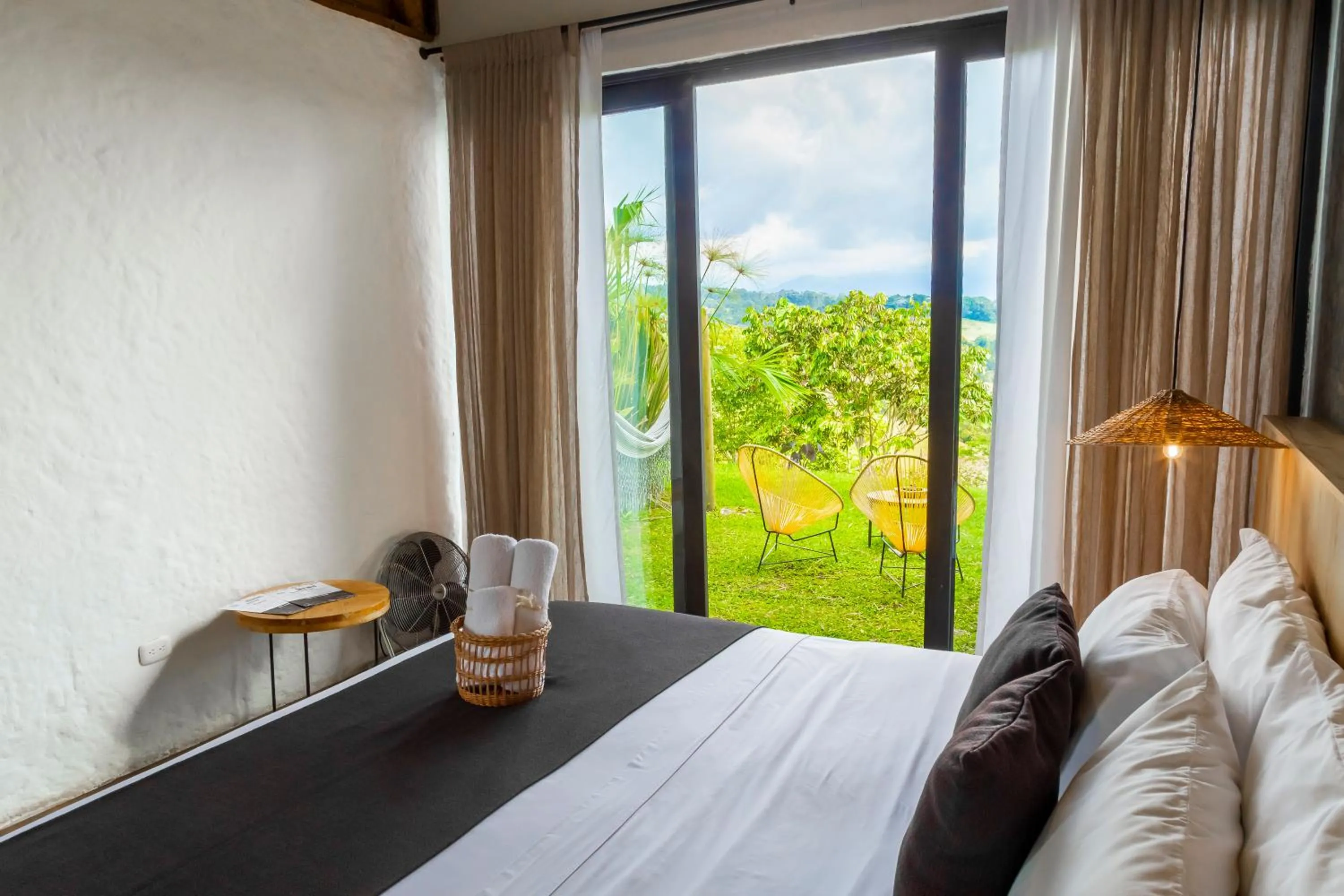 Bed in Ecohotel Monte Tierra Habitaciones y Glamping