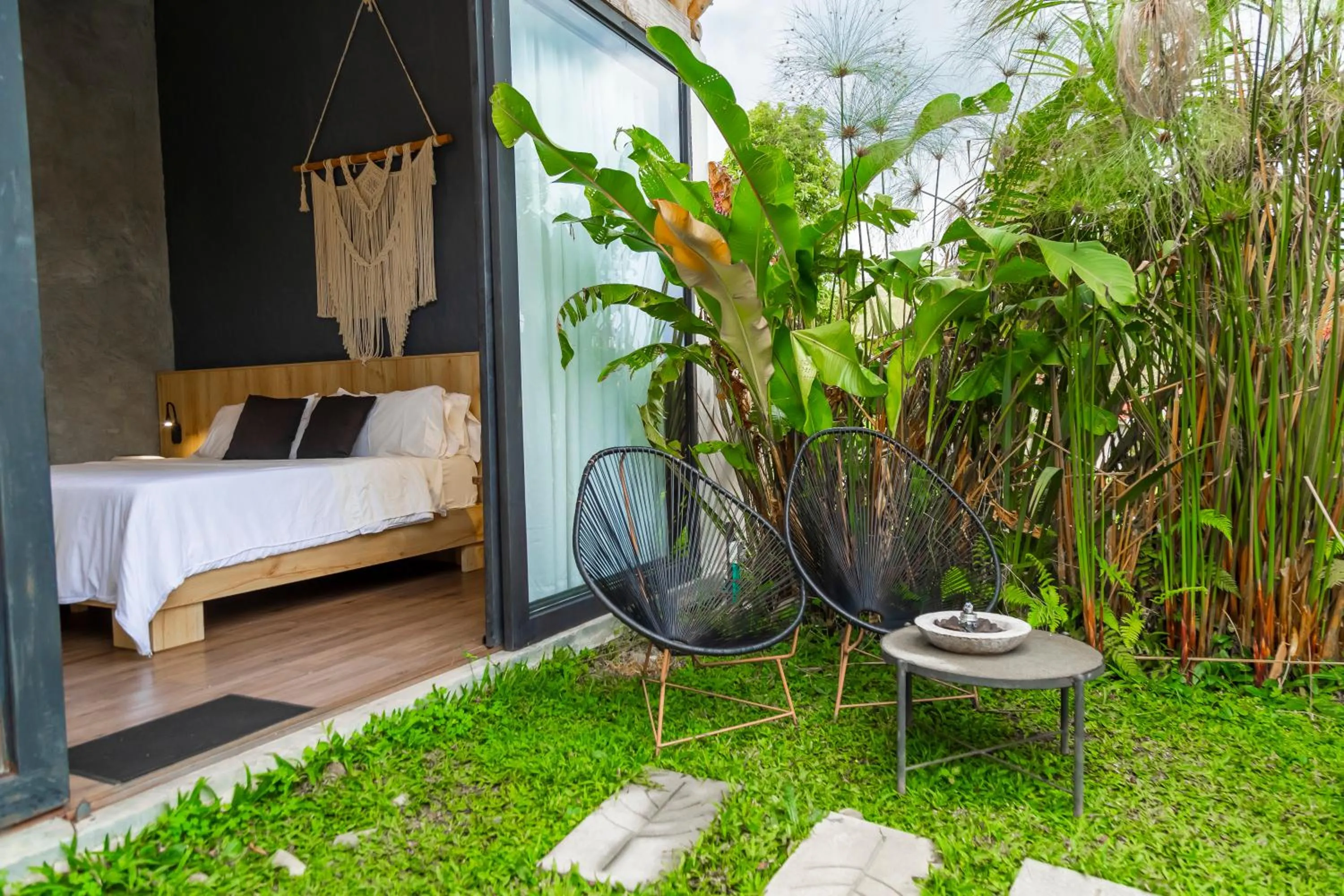 Bed in Ecohotel Monte Tierra Habitaciones y Glamping