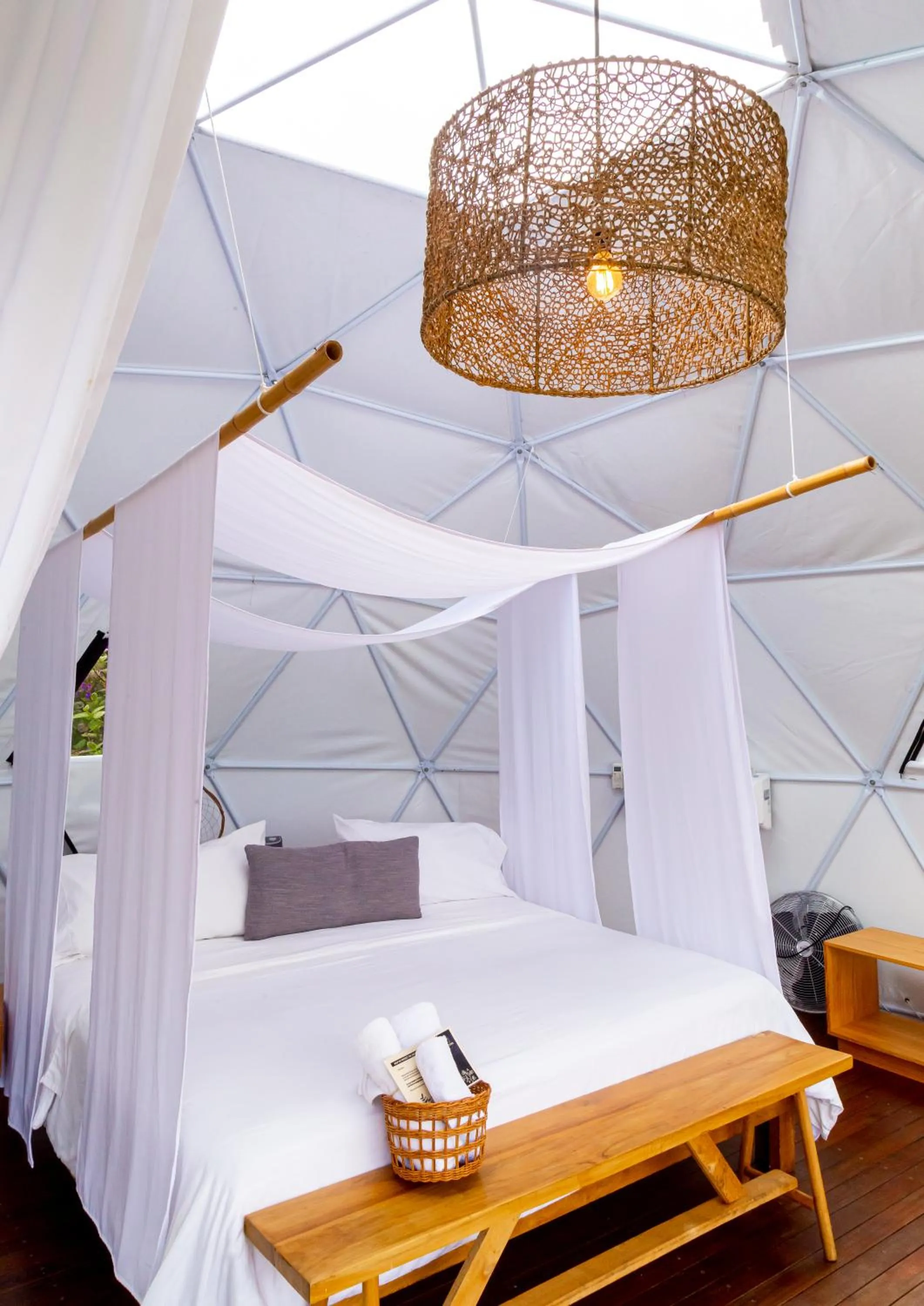 Bed in Ecohotel Monte Tierra Habitaciones y Glamping