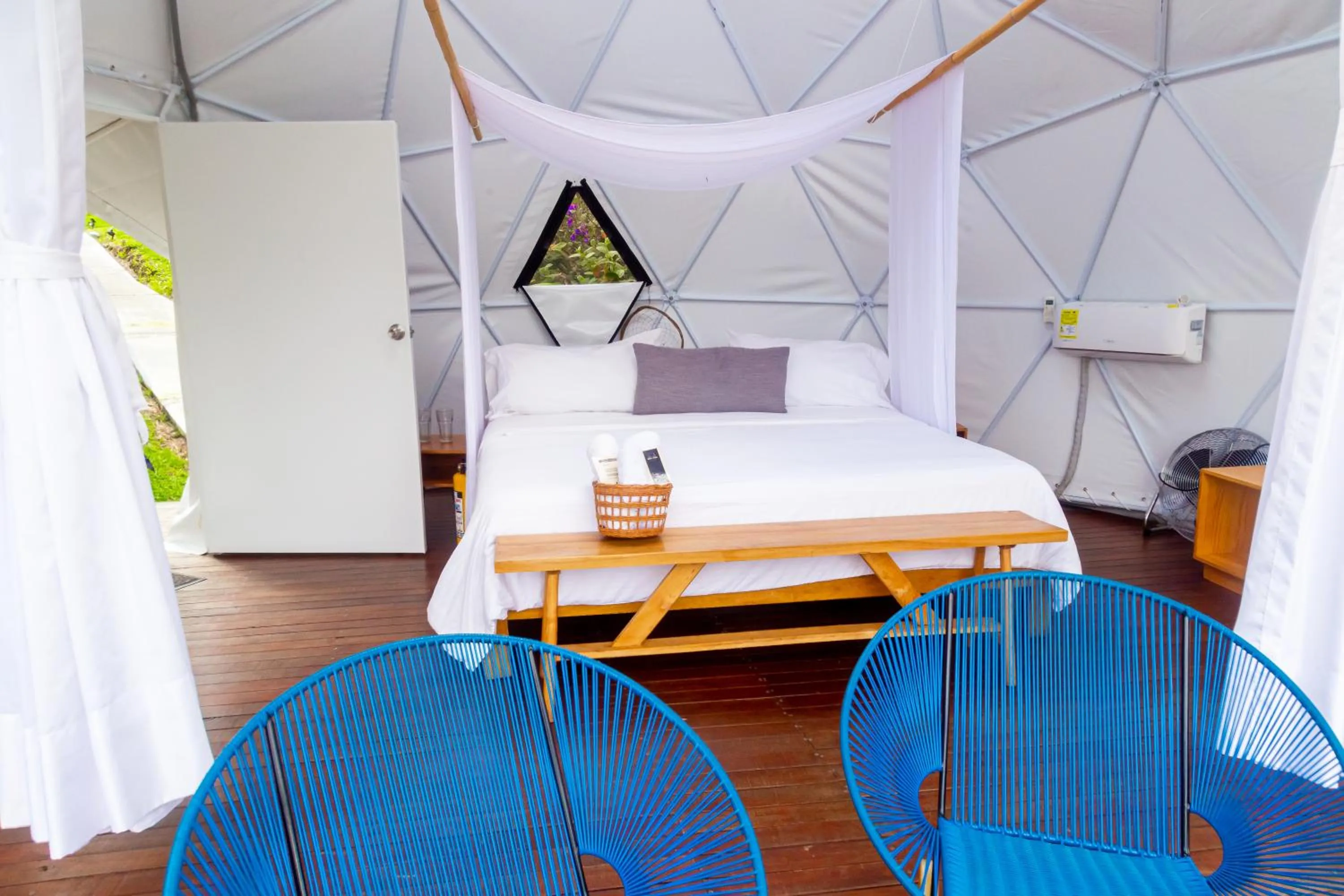 Bed in Ecohotel Monte Tierra Habitaciones y Glamping