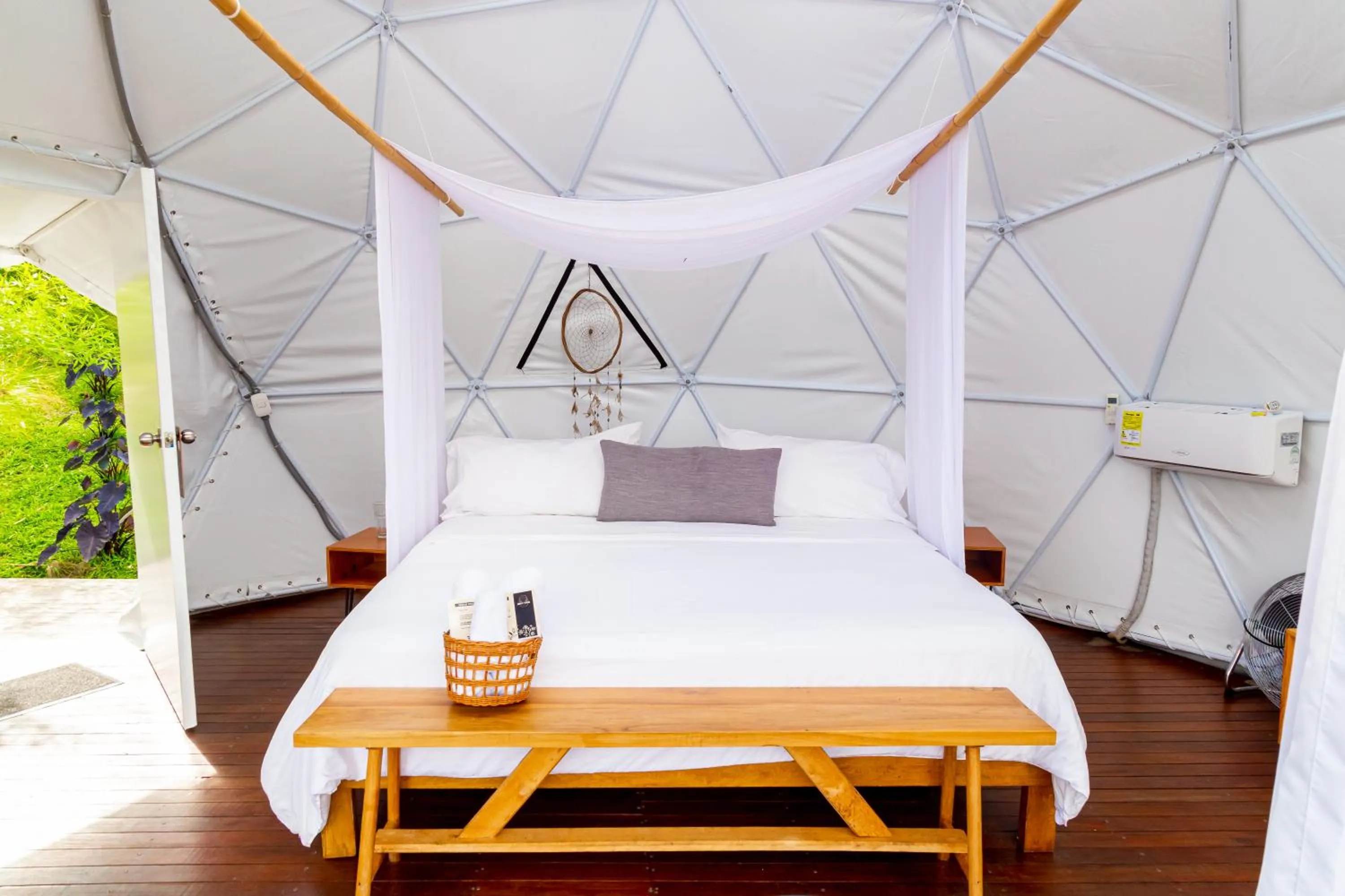 Bed in Ecohotel Monte Tierra Habitaciones y Glamping