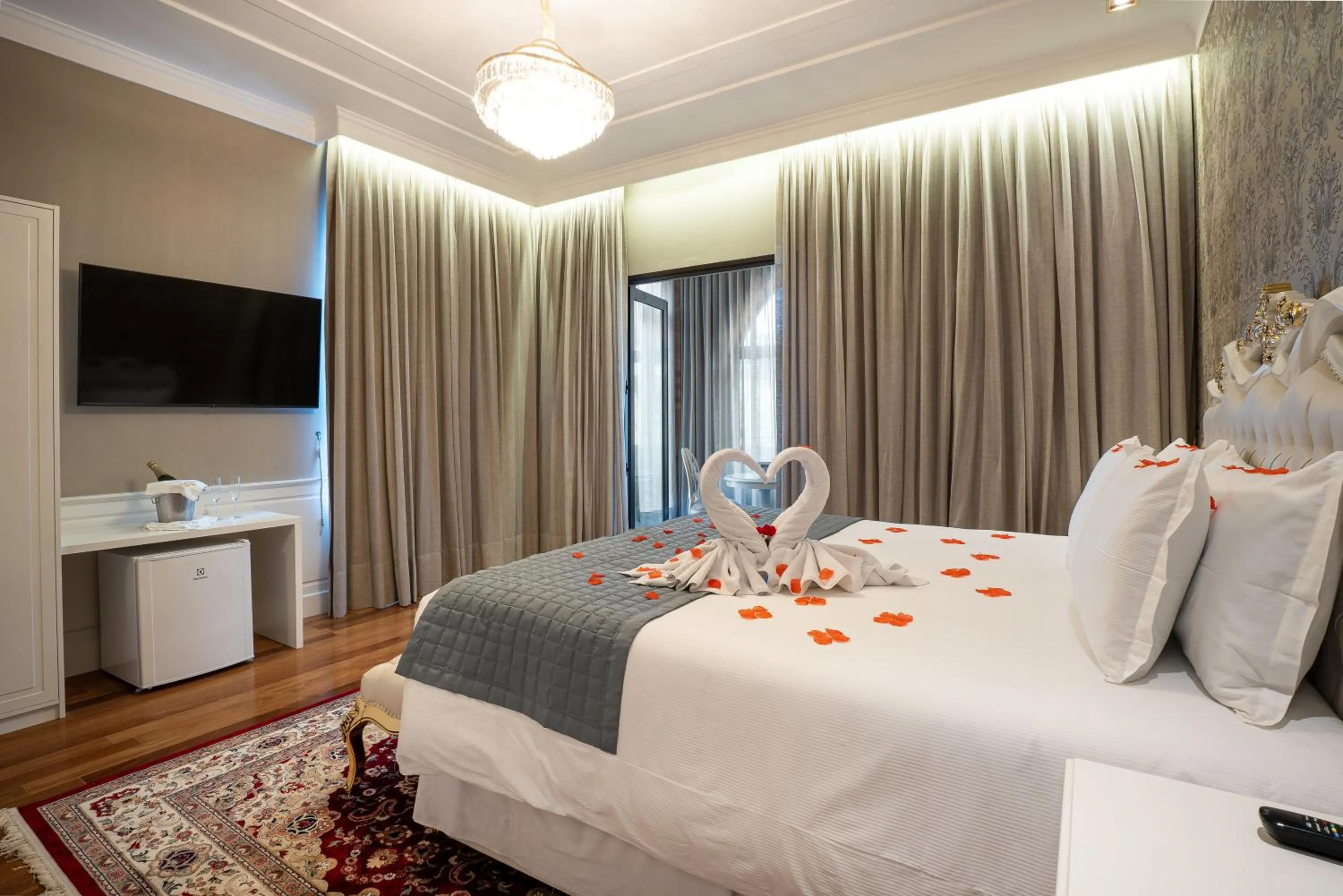 Bed in Pousada Luis XV