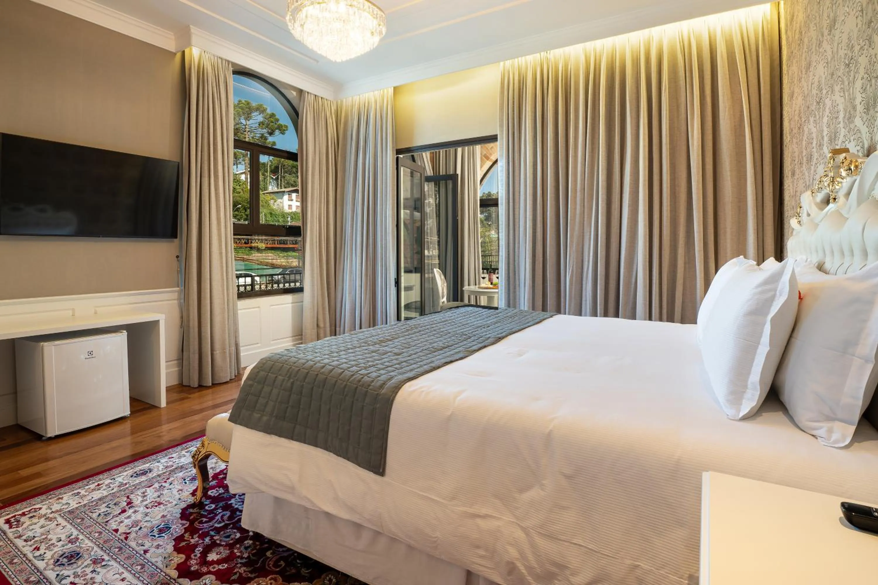 Bed in Pousada Luis XV