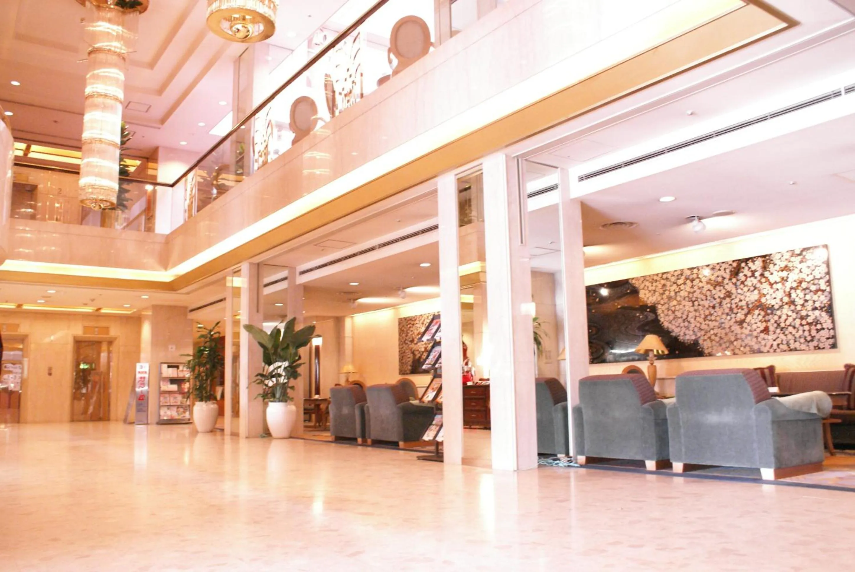 Lobby or reception in Aizuwakamatsu Washington Hotel