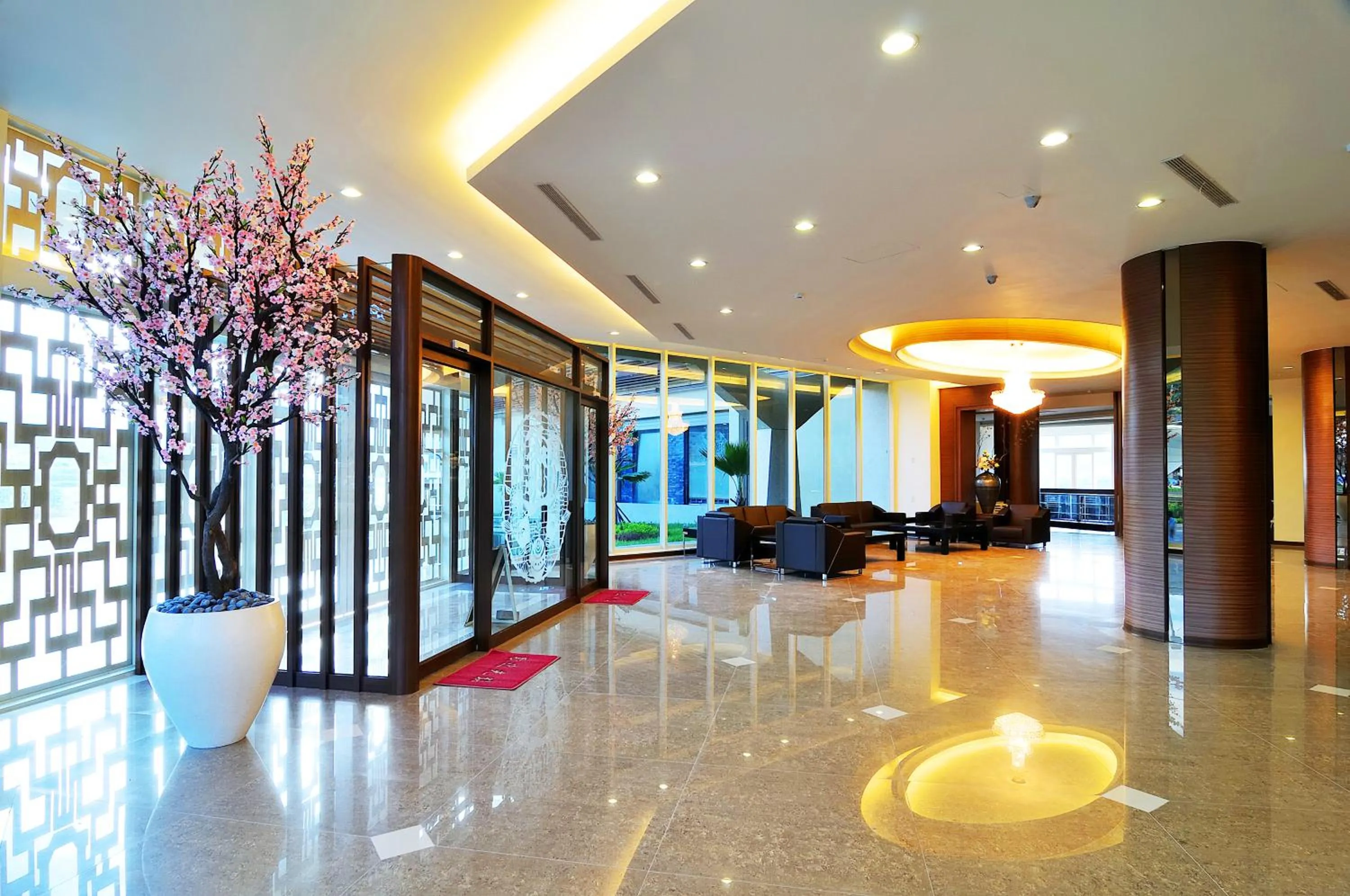 Lobby or reception in JinShan Sakura Bay Hot Spring Hotel
