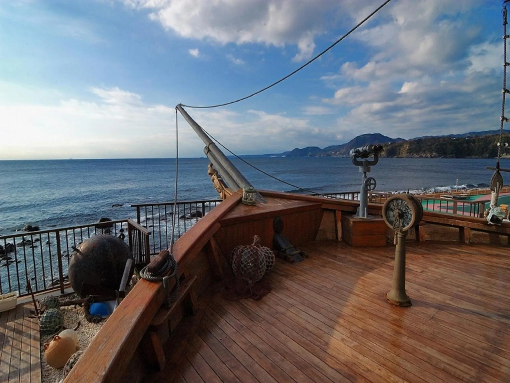 Balcony/Terrace in Inatori Tokai Hotel Yuen