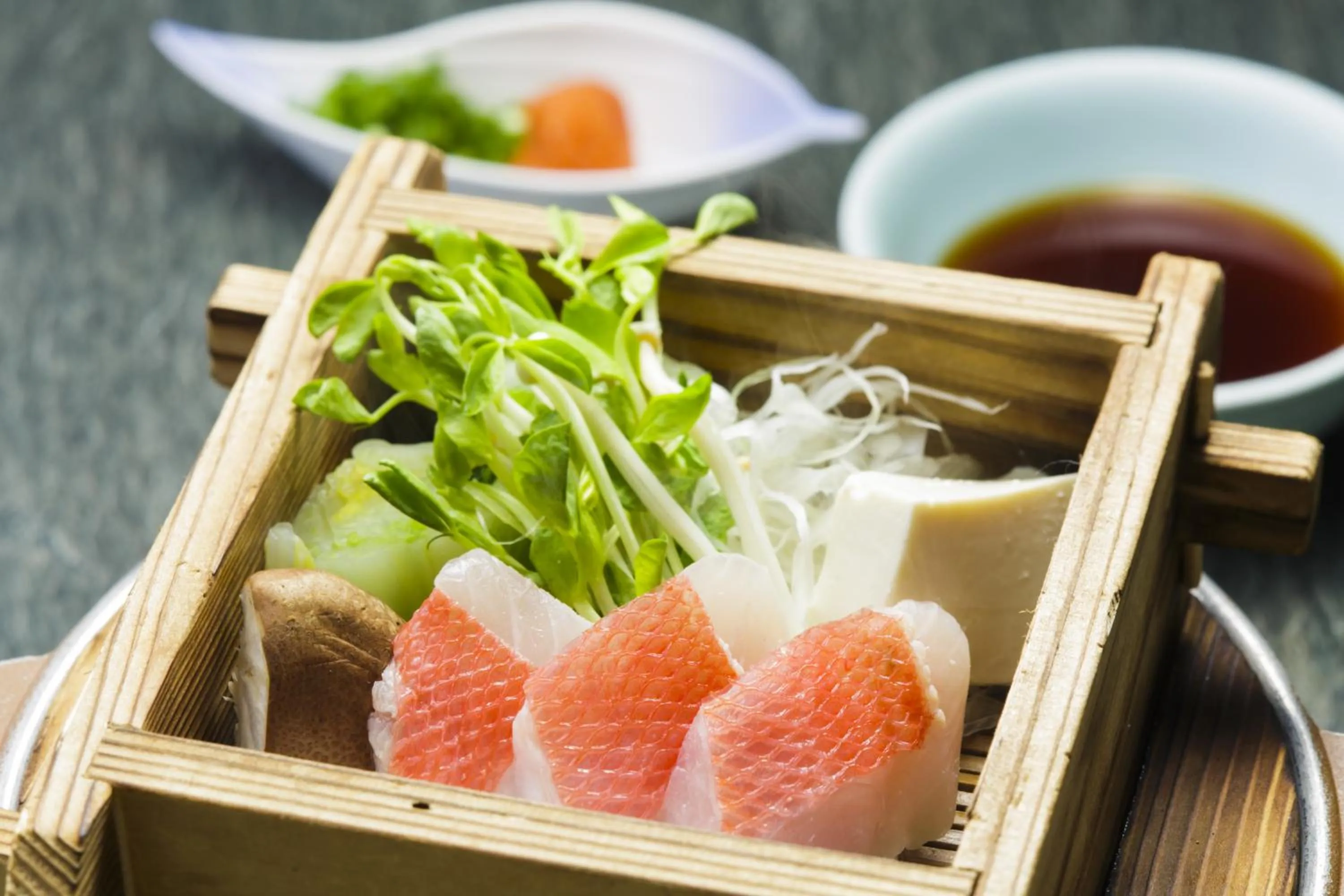 Food close-up in Inatori Tokai Hotel Yuen